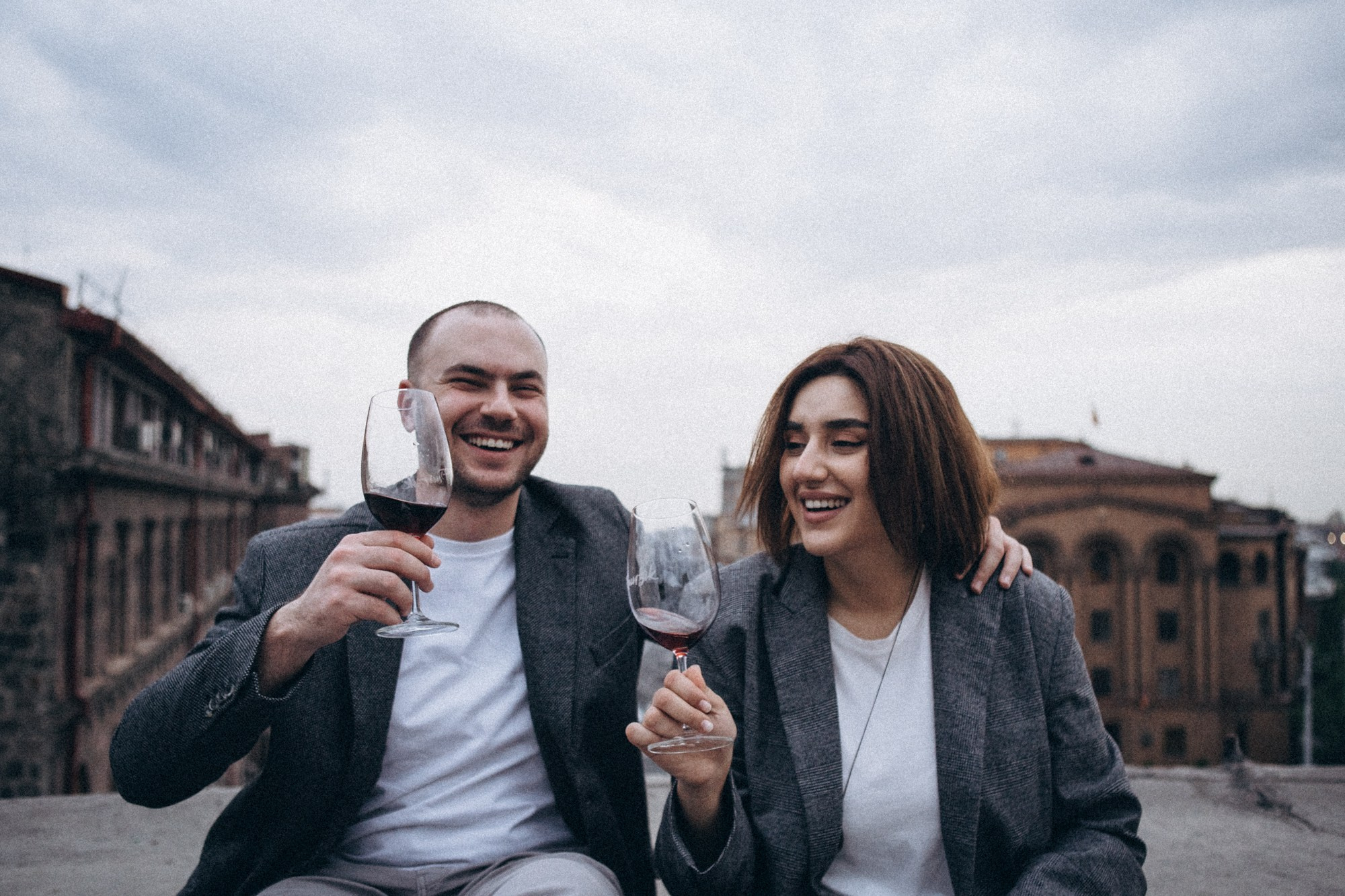 Пить вино на крыше. Даша Яковенко Фотограф Спб