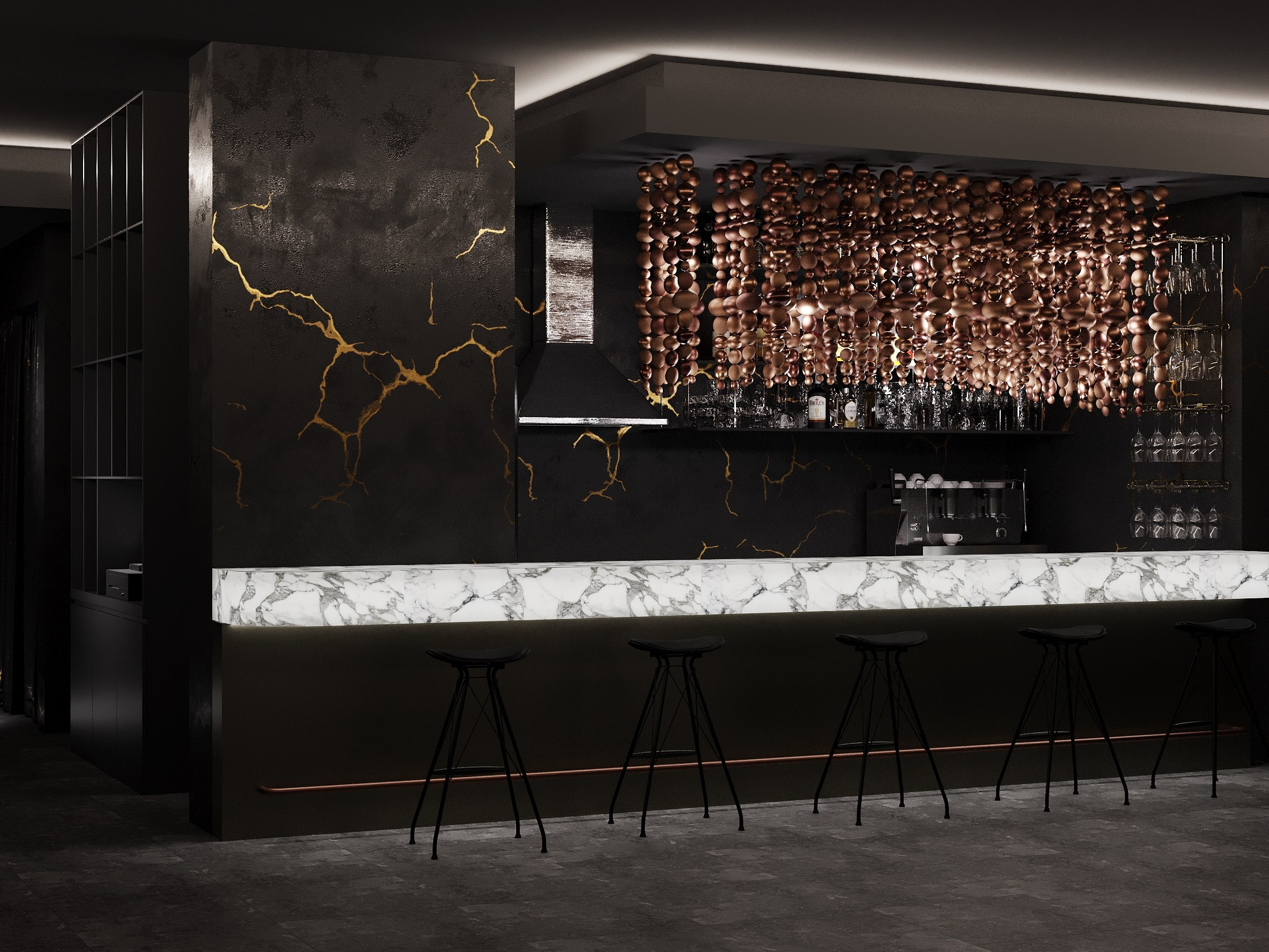 Mojo Bar. Дизайнер интерьера Макаренко Ирина, Новосибирск