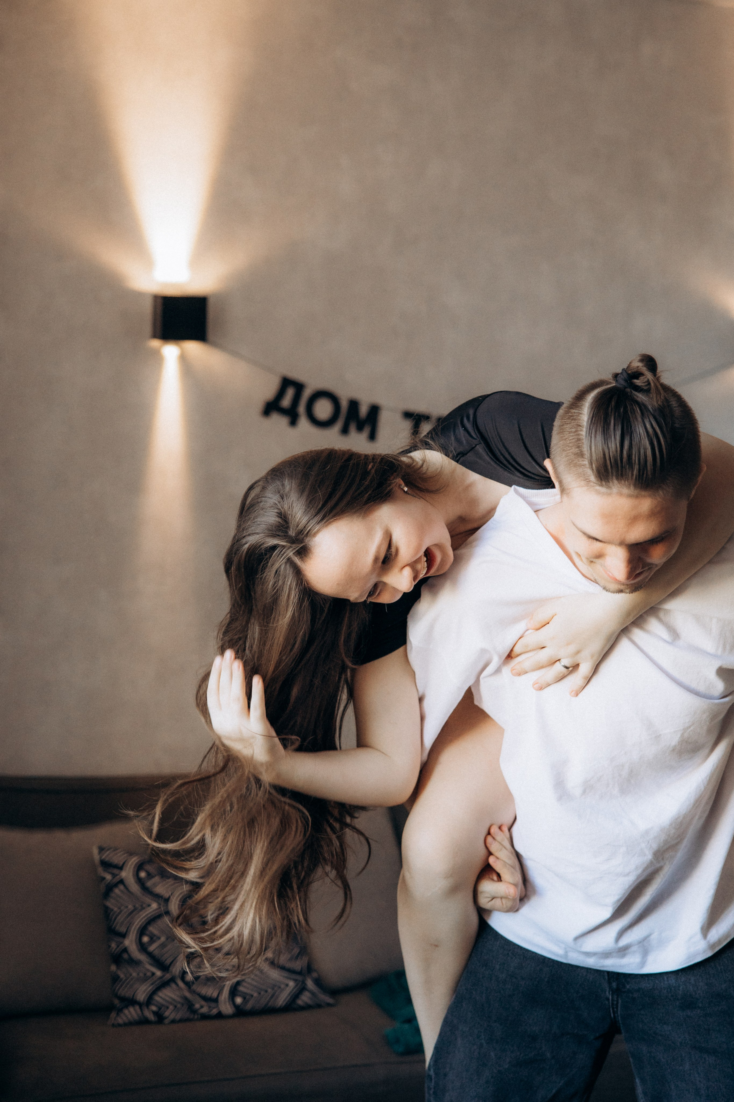 Таня, Егор и Луна. Фотограф анималист в Казани Алина Сулейманова. Фотограф животных