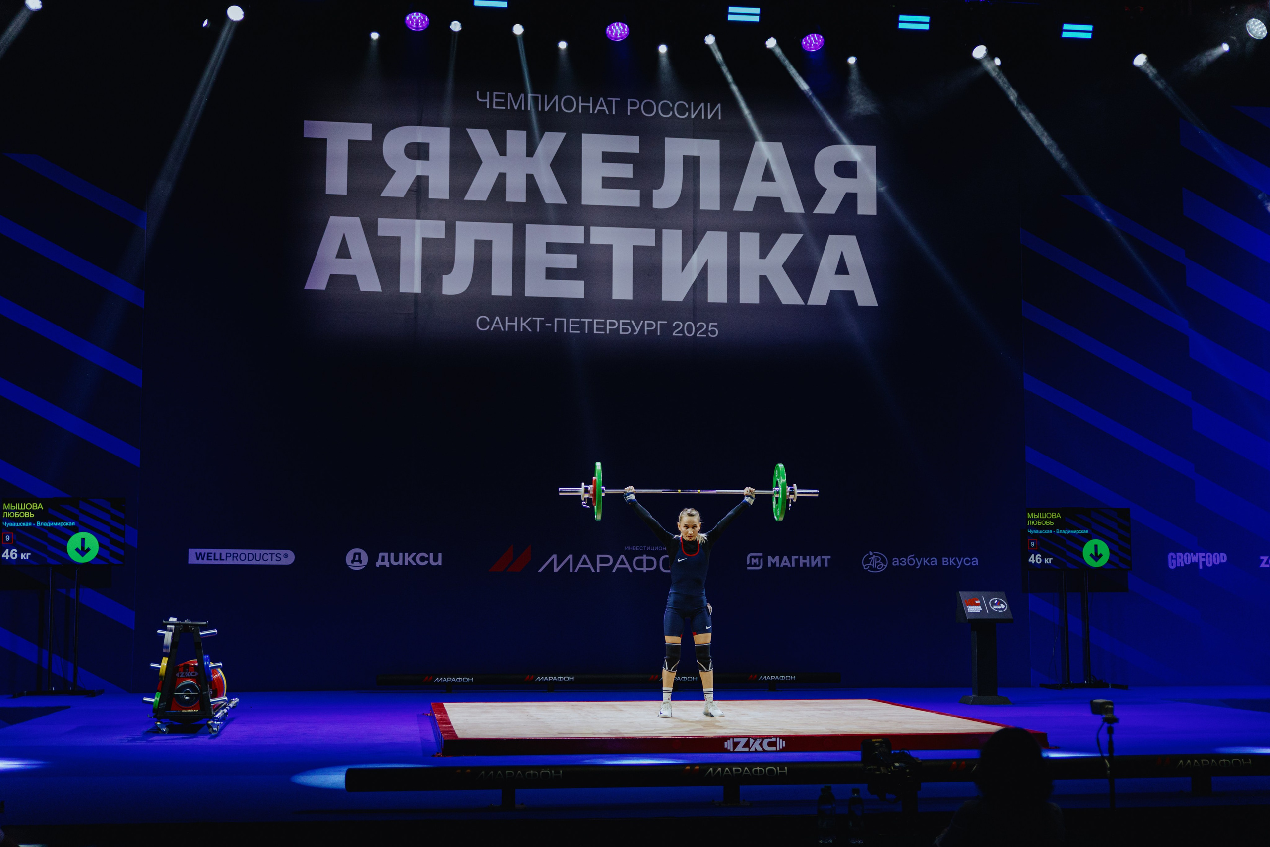 Чемпионат России по тяжелой атлетике 2025. Фотограф в Москве и Санкт-Петербурге Дарина