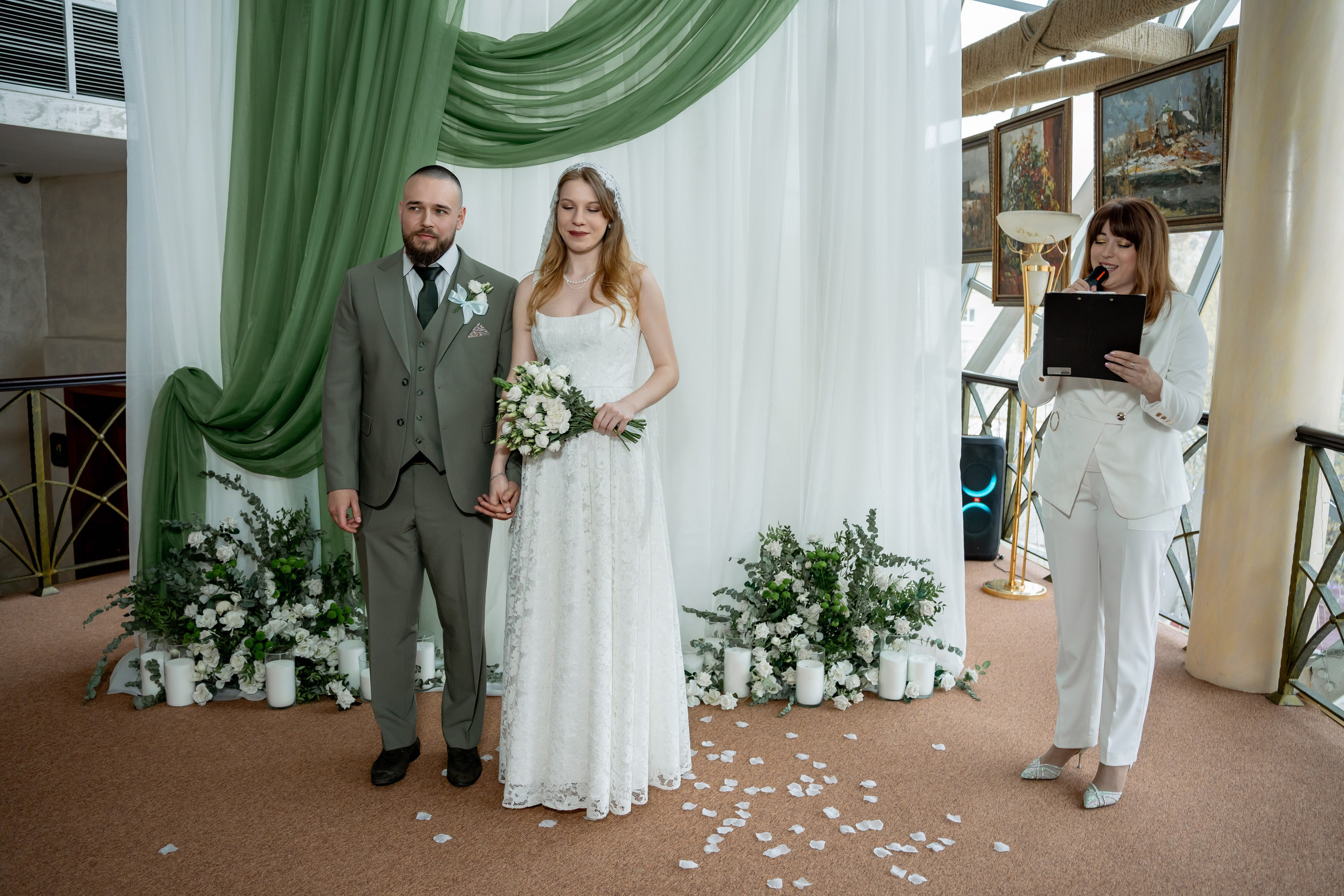 Ярослав и Дарья. Регистрация и банкет. Фотограф и видеограф в Москве и Московской области Мария Вишня