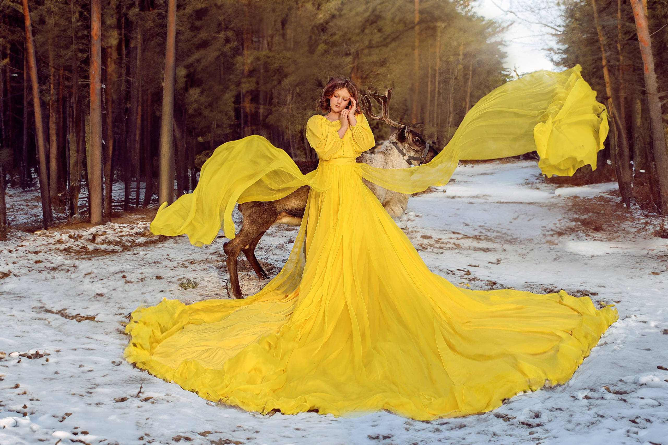 Олениха Нося 2024. Конный фотограф в Красноярске — Любовь Похабова