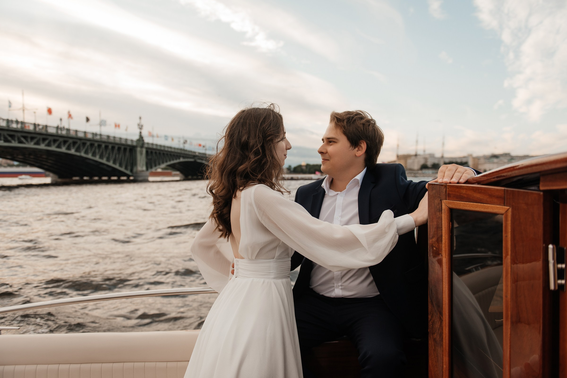 свадебная фотосессия на&nbsp;катере Venezia Nord