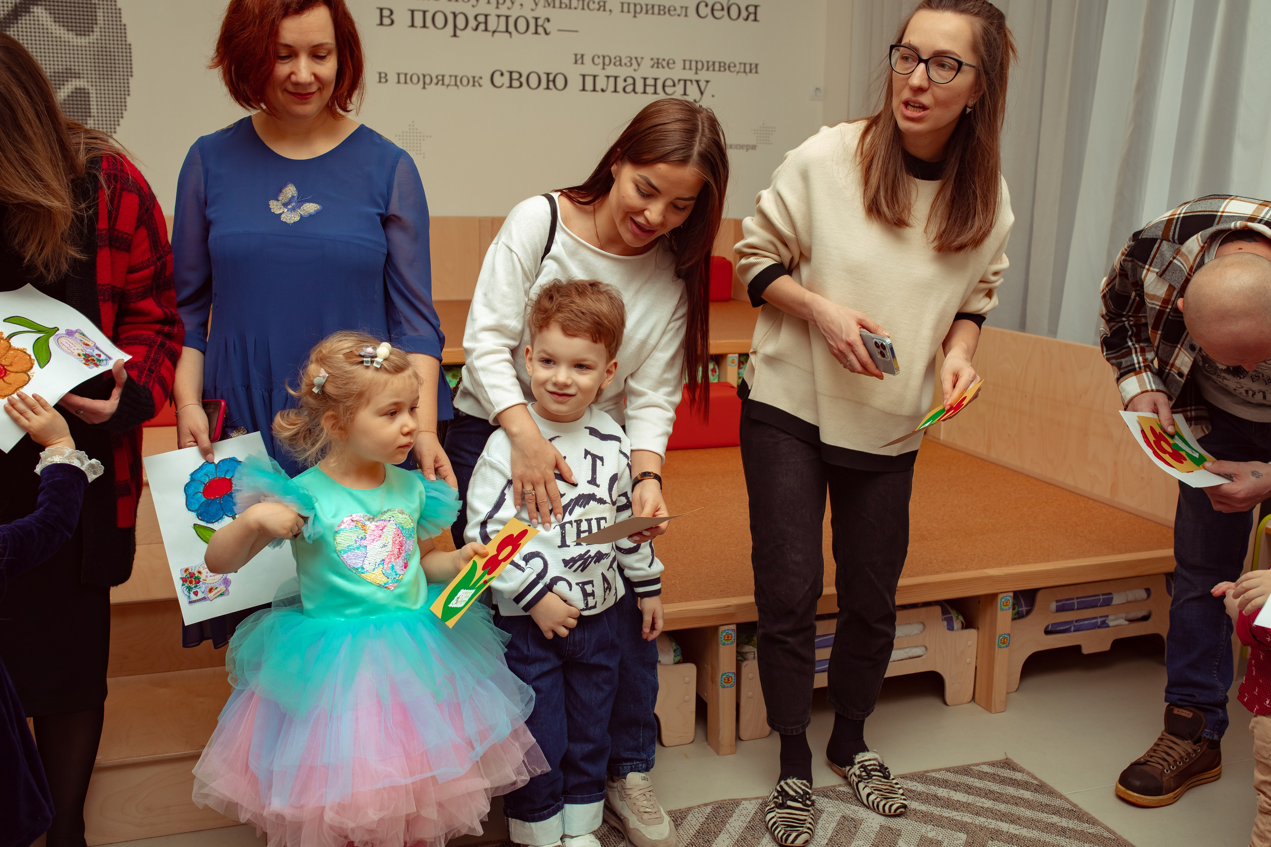 Праздник весны в детском саду. Семейный и детский фотограф в Москве Дорогова Екатерина