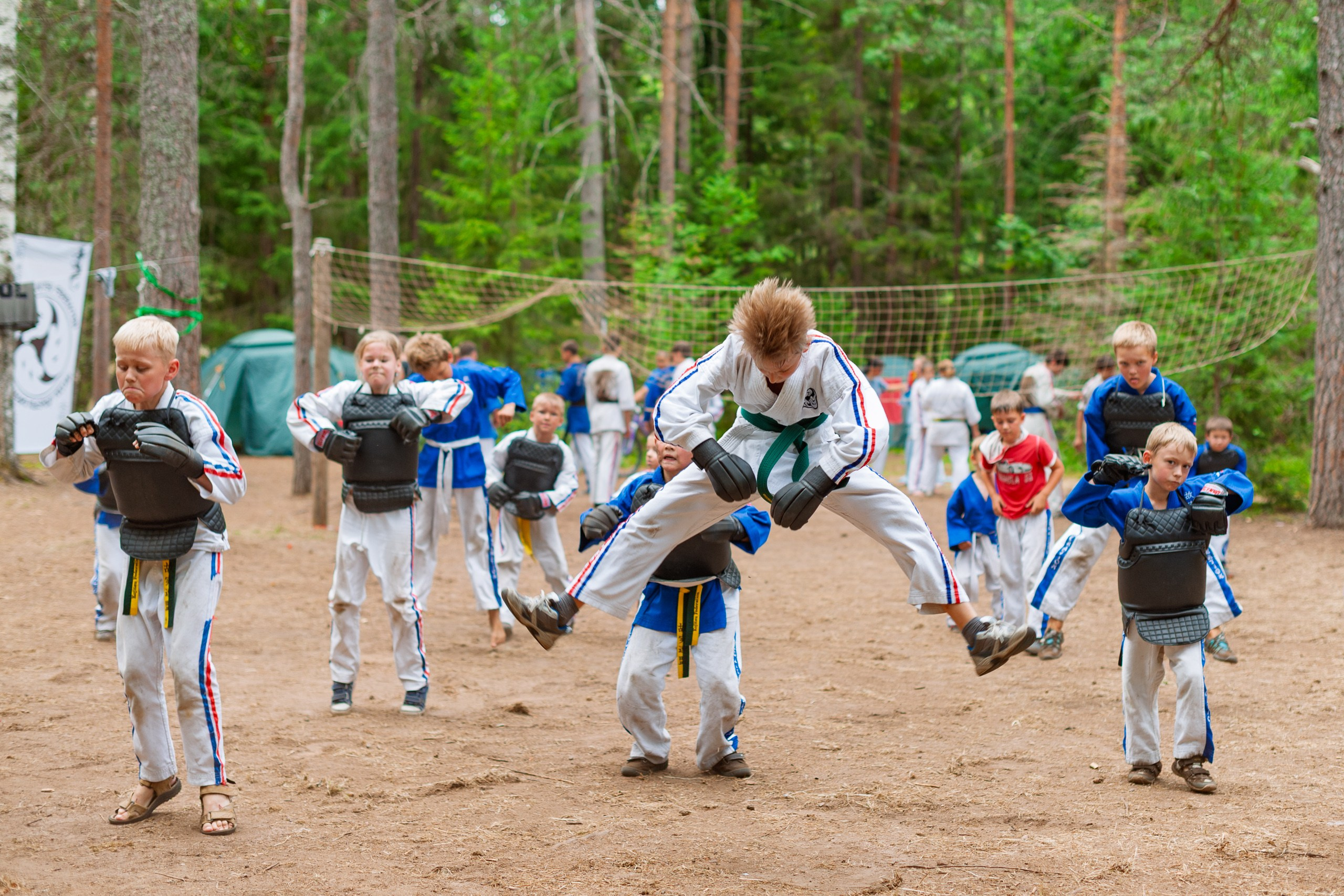 Летние тренировочные боры Школы Боевых Искусств «МОН», Валдай 2011 г. тренировки