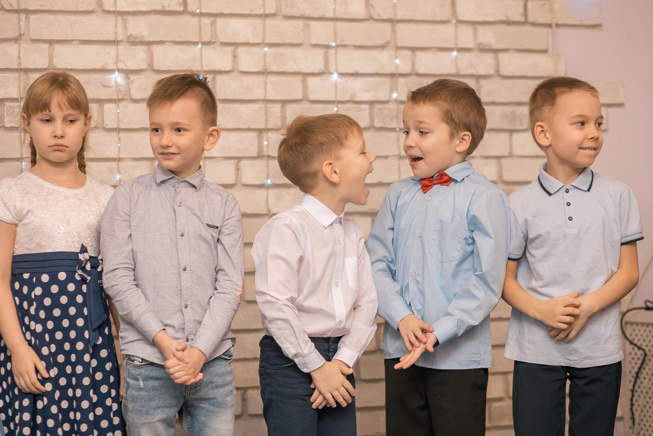 Новый год у первоклассников. Фотографиня Мария Дикова