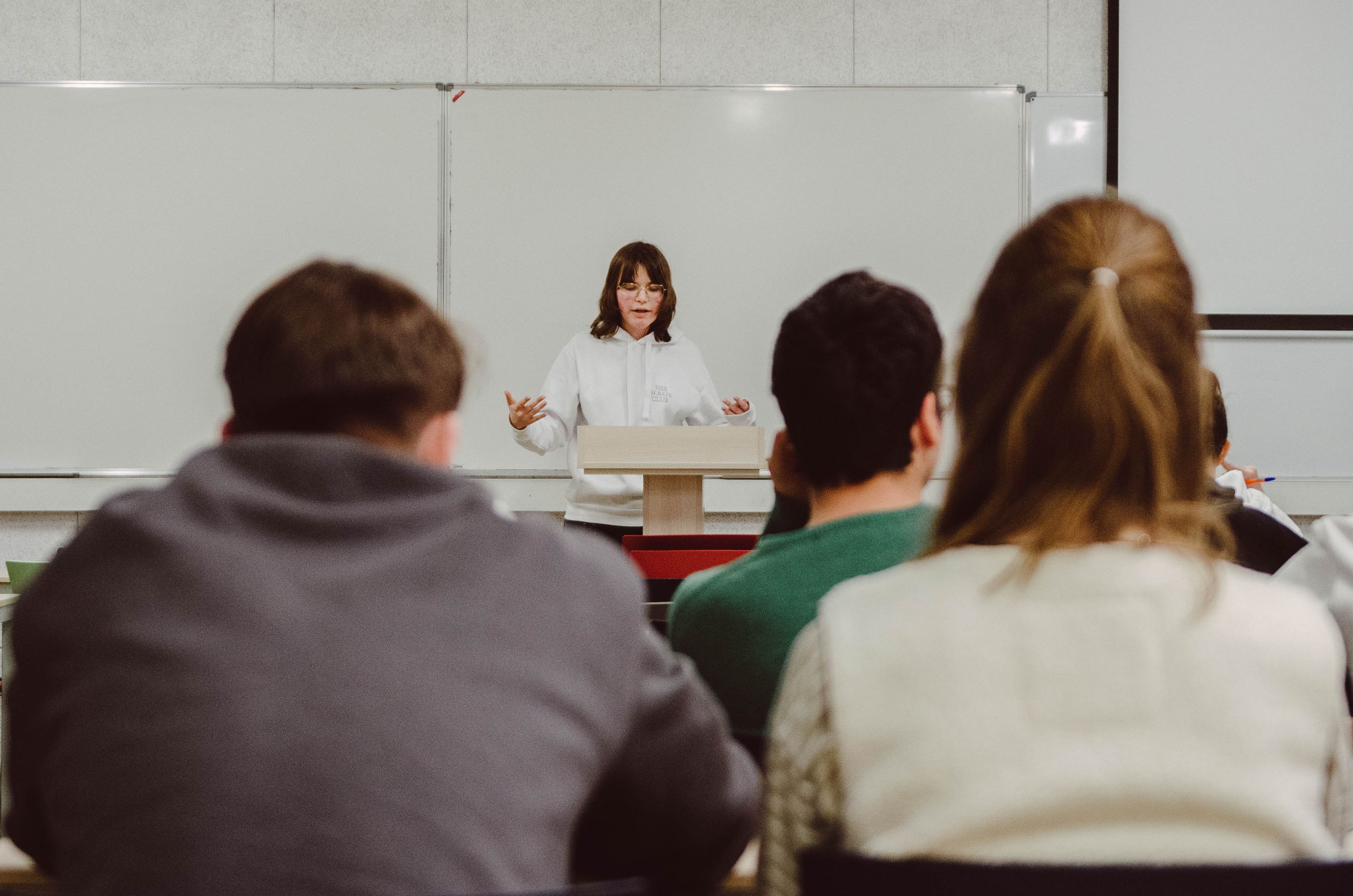 Внутренний турнир Клуба дебатов ВШЭ. Фотограф Валерия Пэун