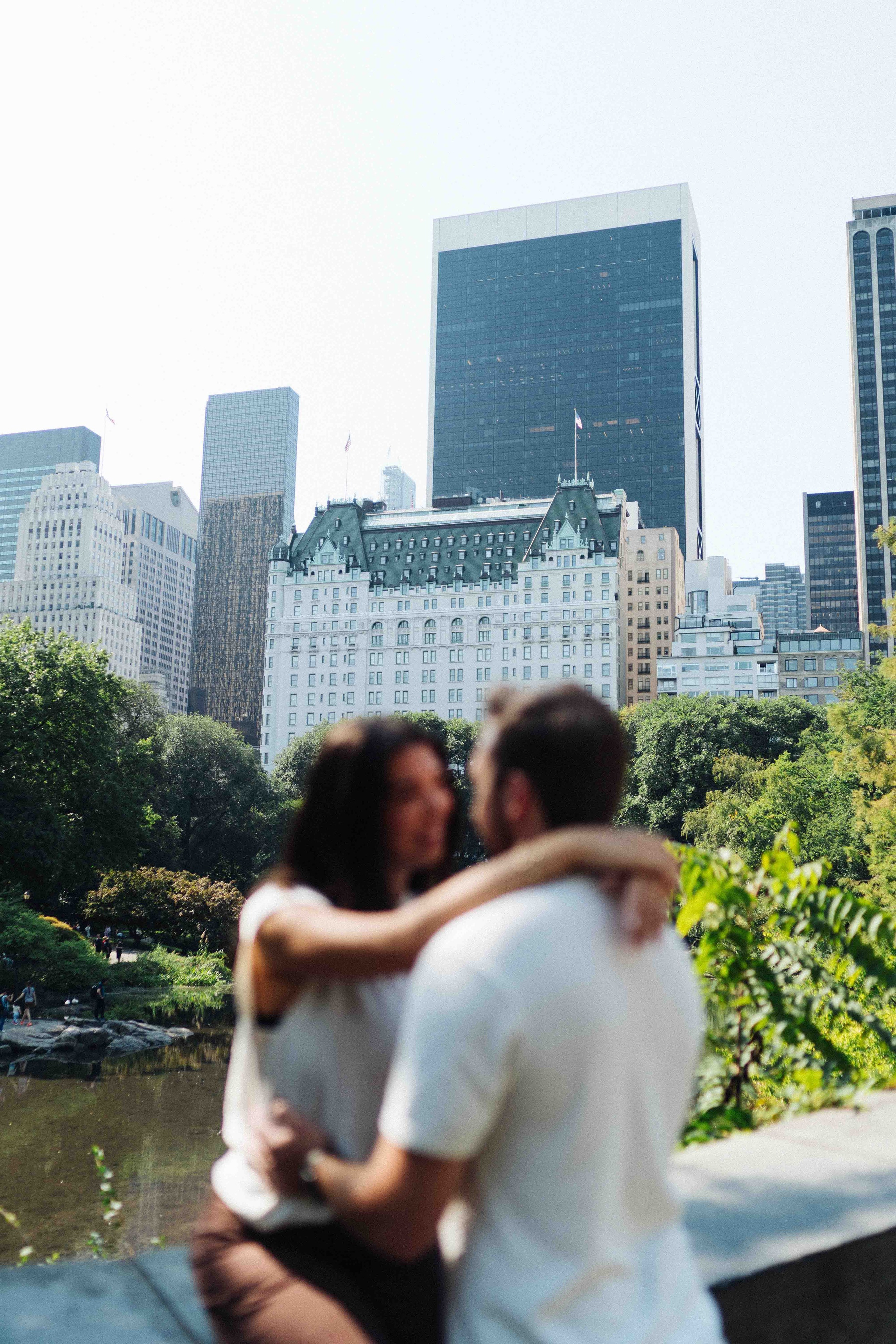 Engagement central park. New York photographer RINAT SHAHMETOV in New York city
