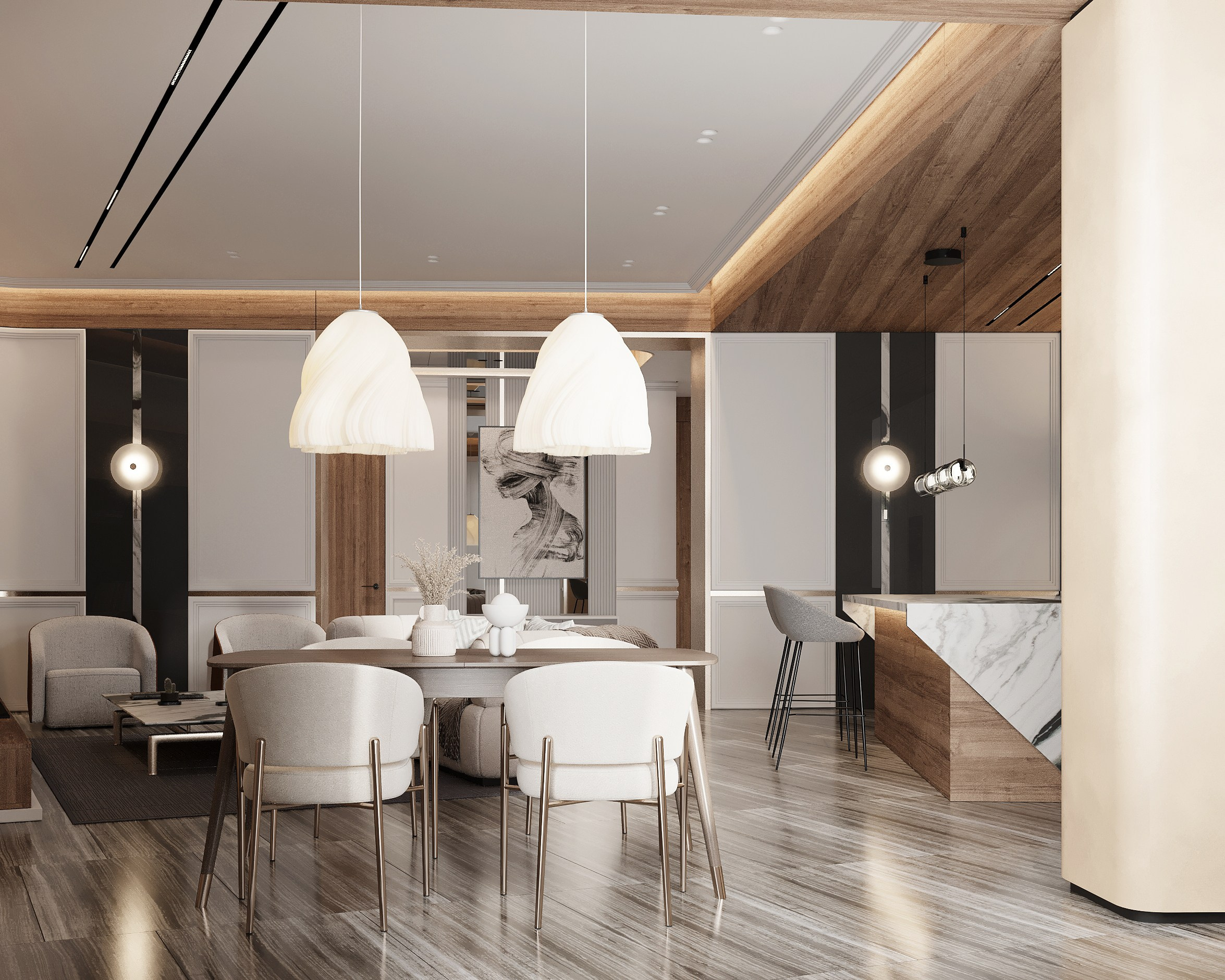 ЖК «IL DE FRANCE», 160 м². Room Design Studio