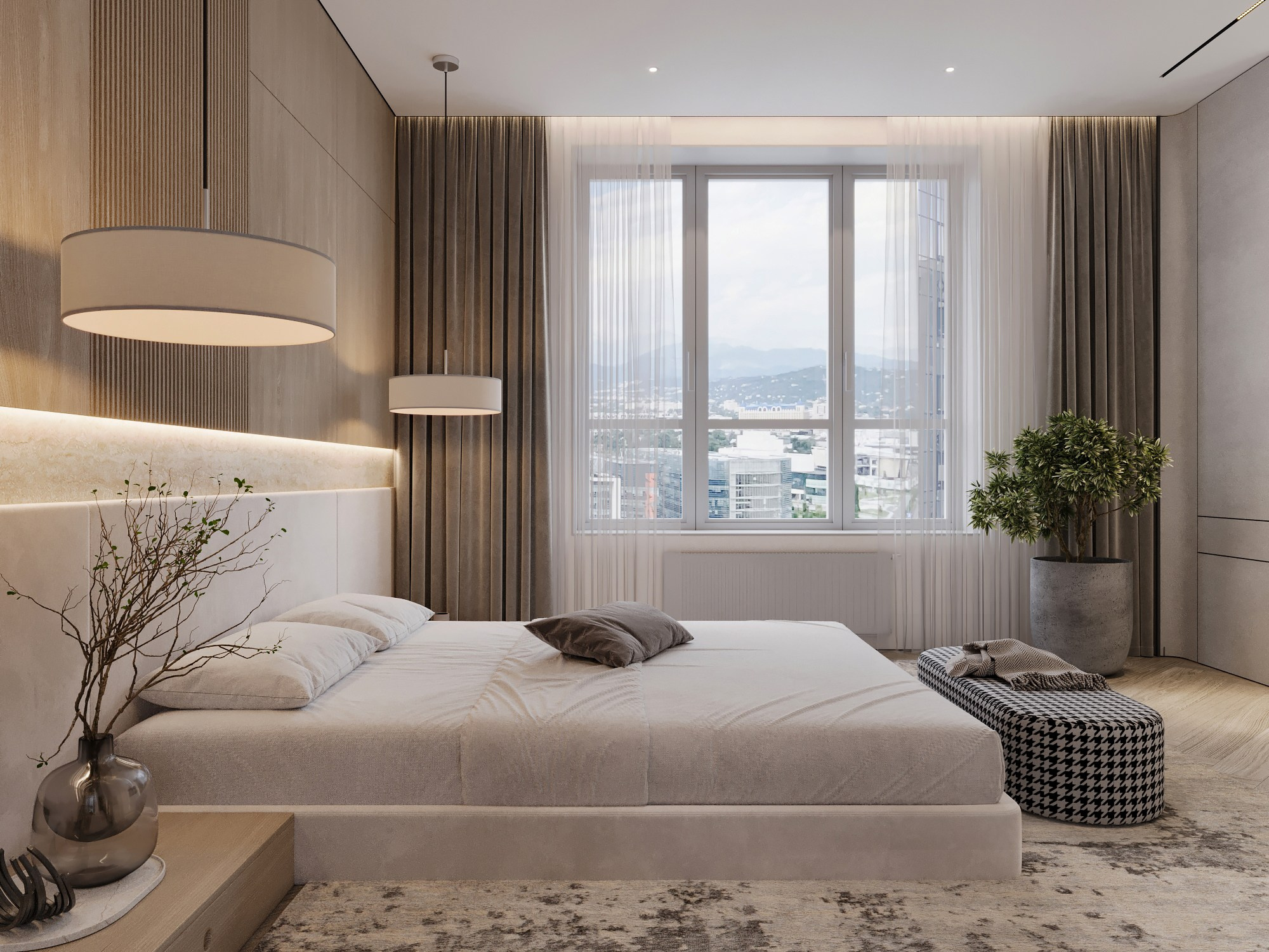 ЖК «Аль-Фараби 27», 120 м². Room Design Studio