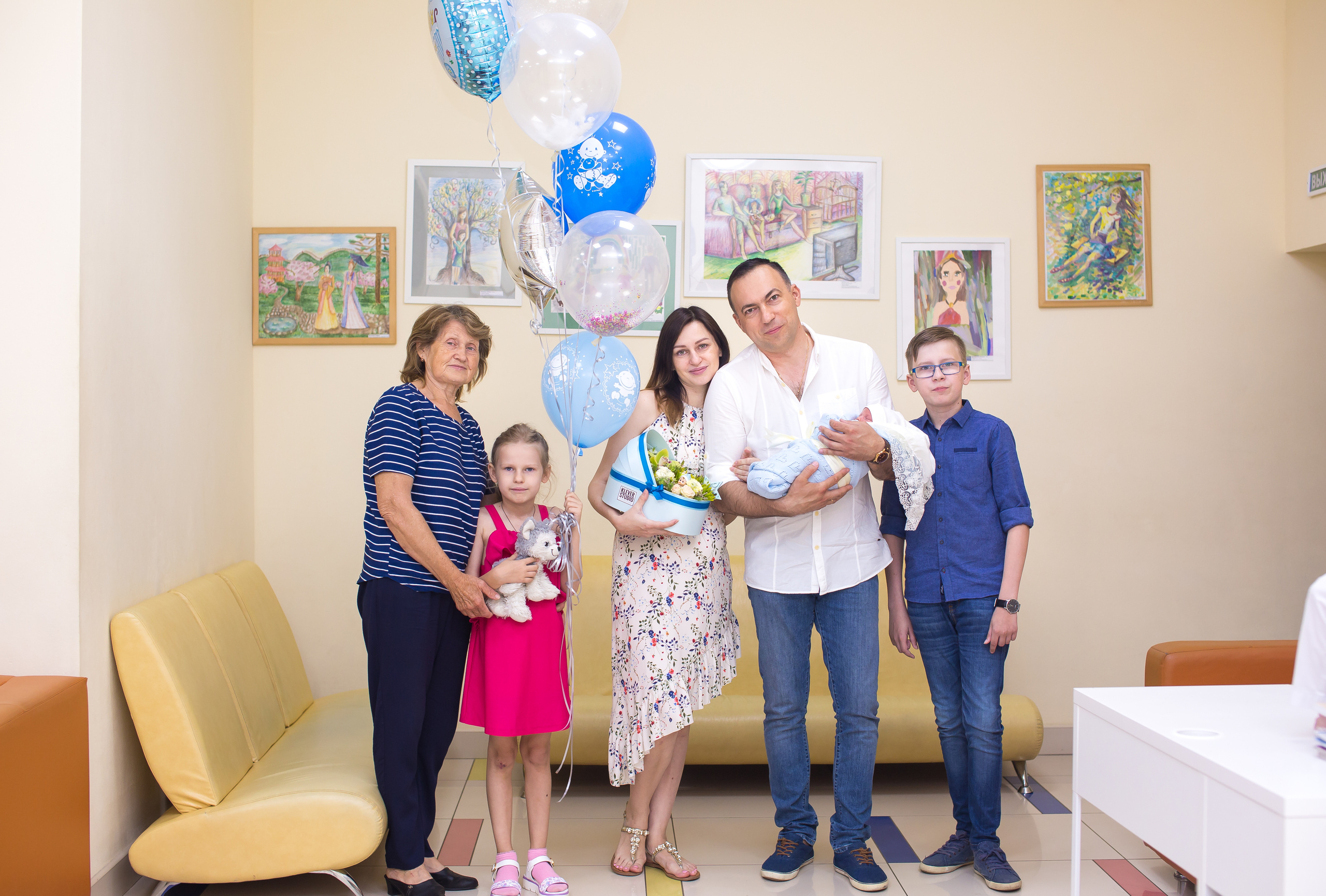 Выписка с роддома. Свадебный и семейный фотограф/видеограф в Краснодаре Наталья Осинская