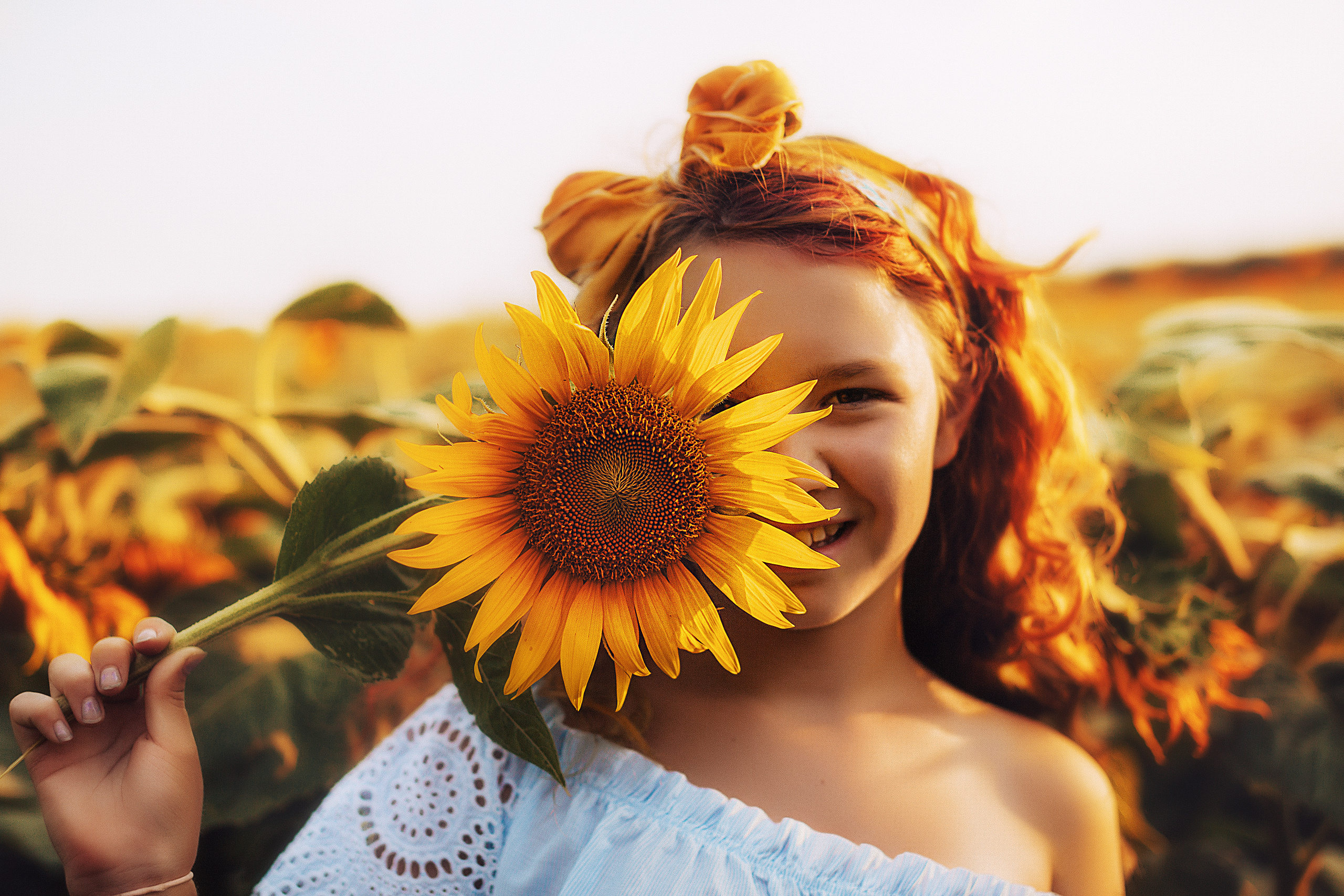 В подсолнухах. Свадебный и семейный фотограф/видеограф в Краснодаре Наталья Осинская