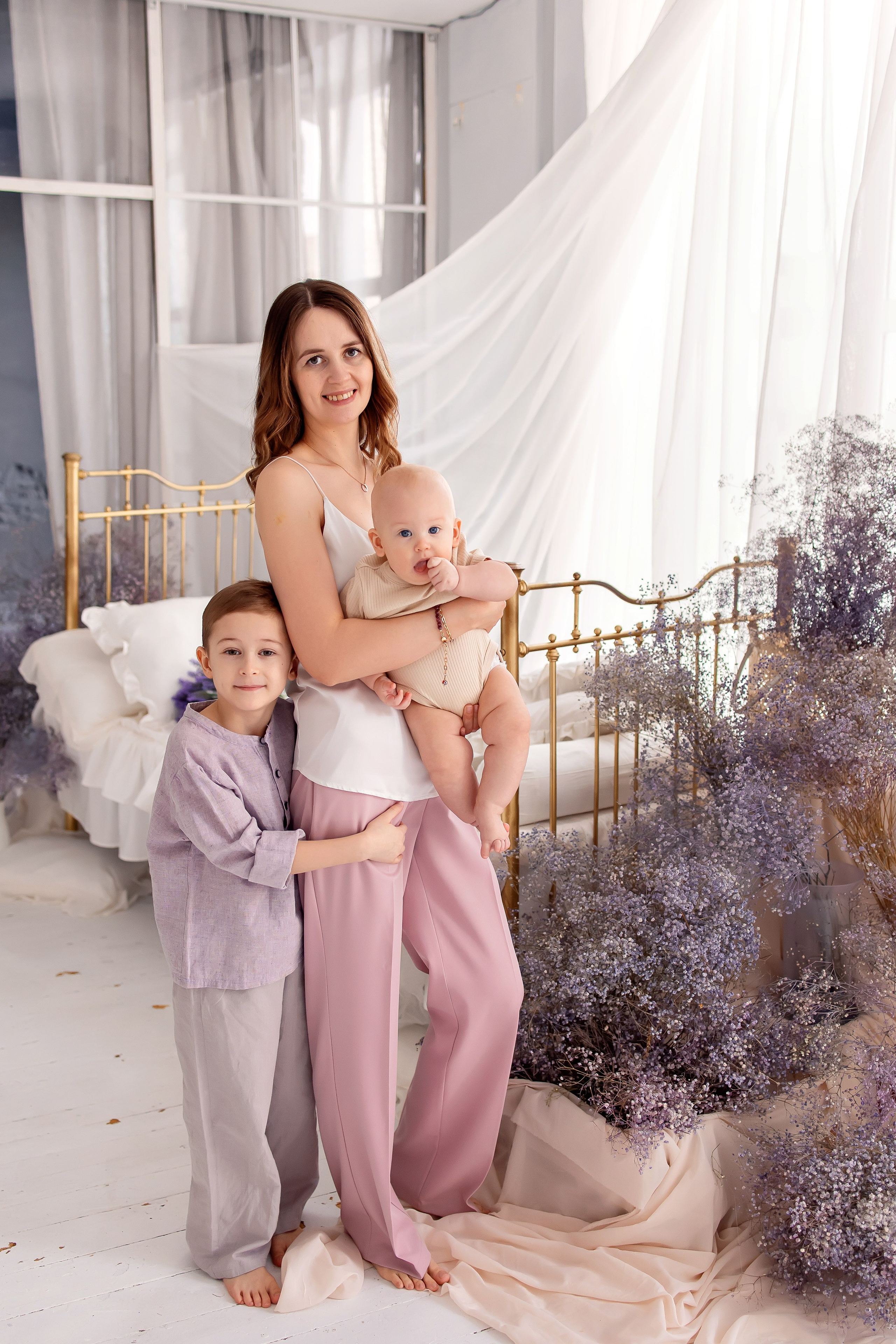 Мария, Саша и Леша. Семейный и детский фотограф Оля в Тюмени