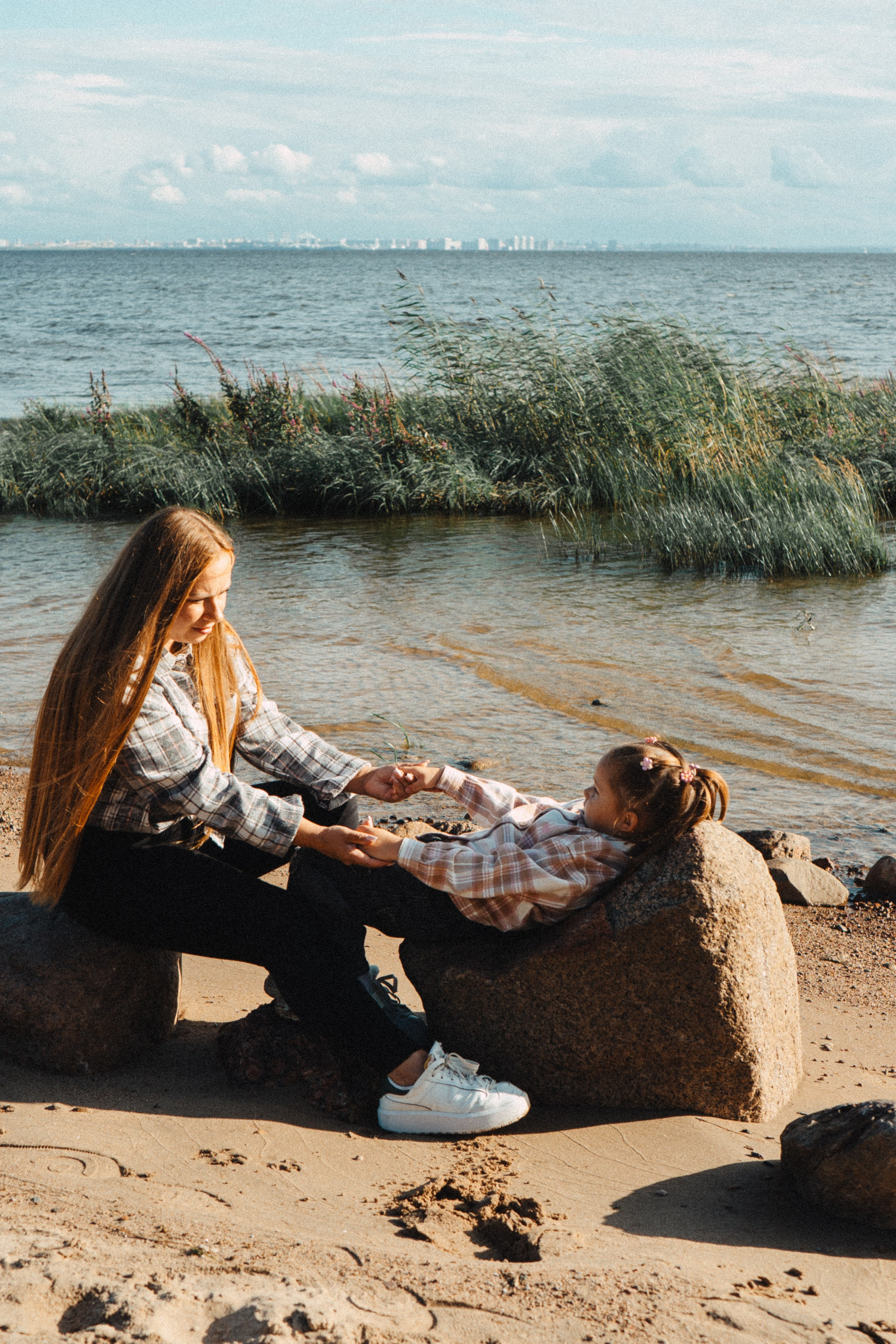 МАМА И ДОЧКА НА ФИНСКОМ ЗАЛИВЕ. Профессиональный фотограф, Санкт-Петербург — Виктория Богомолова