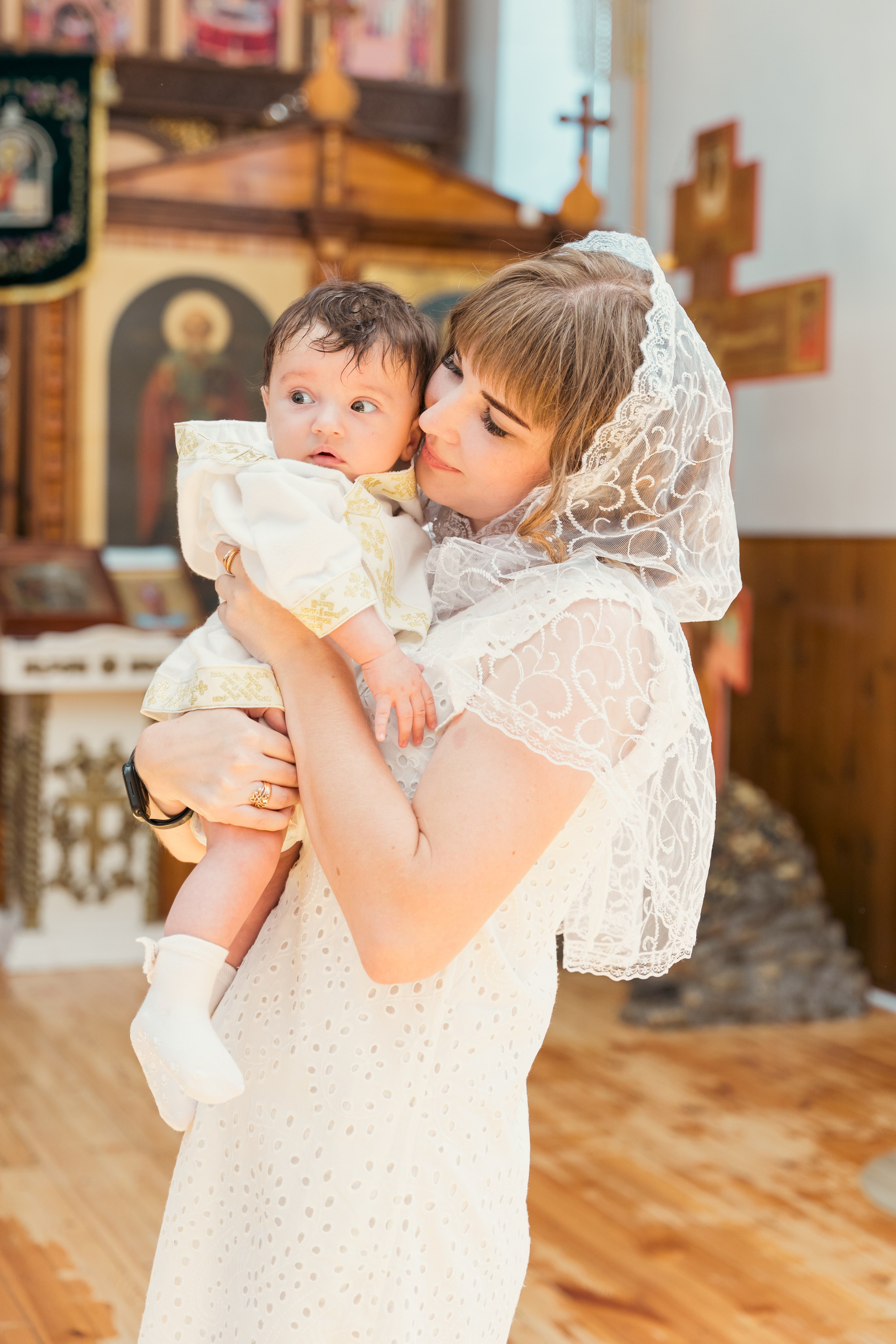 Крещение малыша Владимира: начало духовного пути. Фотограф |Ленинск, Волжский, Волгоград| Наталья Савилова