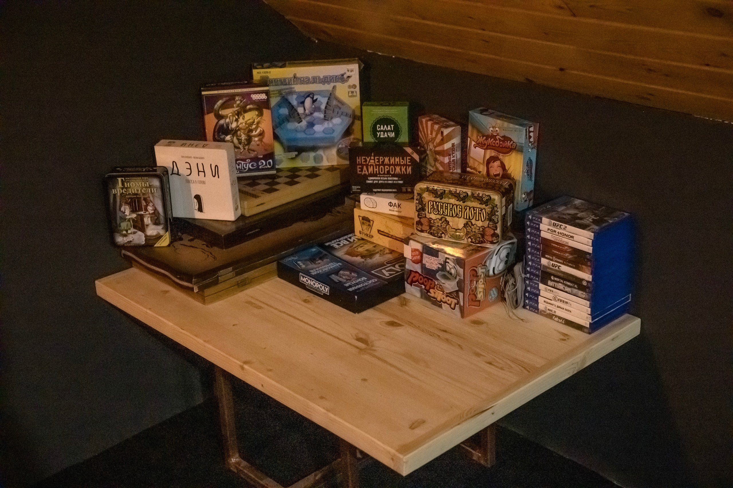 Интерьер. Верхний зал. ШОТНАЯ бар вдохновения в Магадане