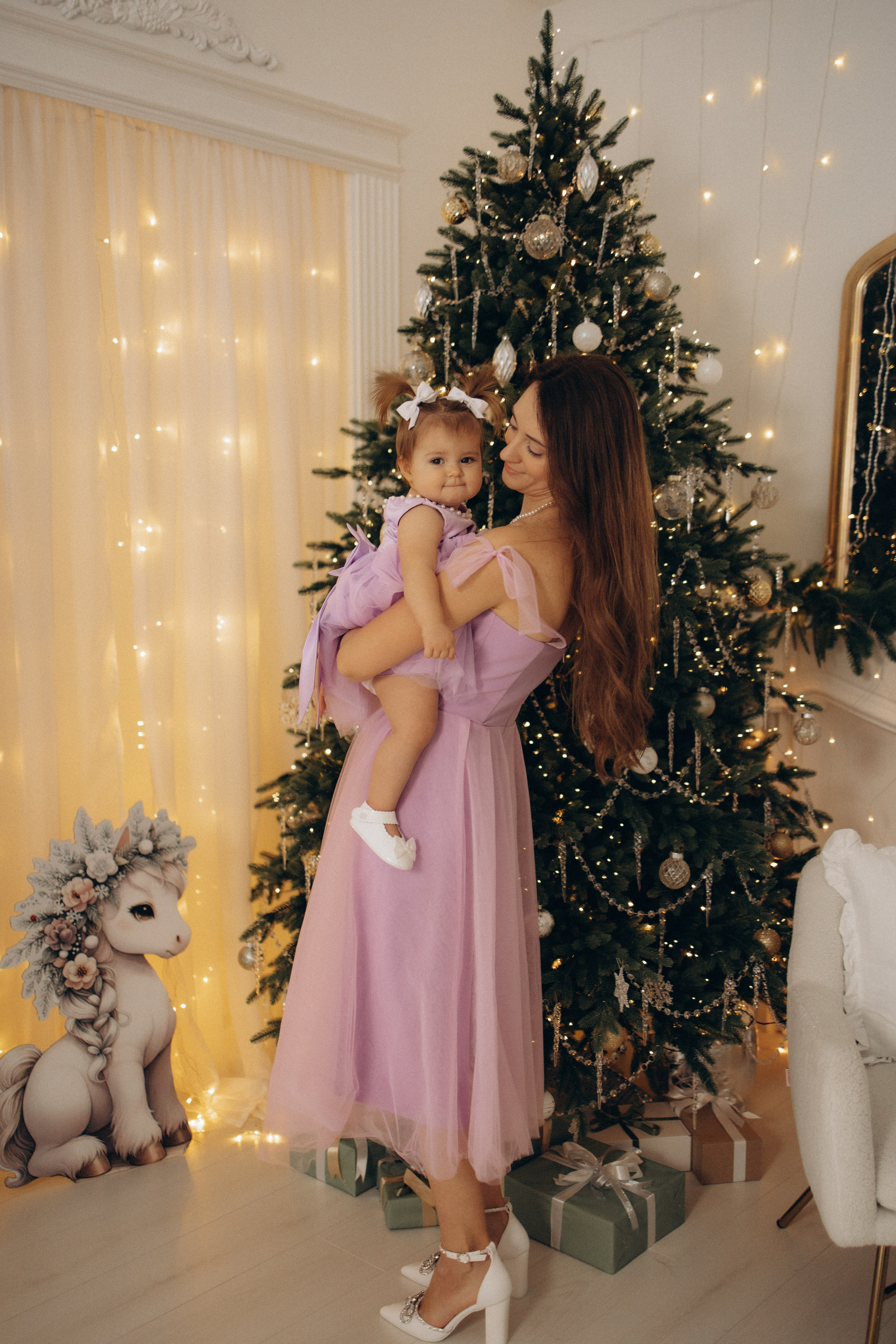 Новый год маленькой Анечки. Семейный фотограф в Москве Анастасия Шалда