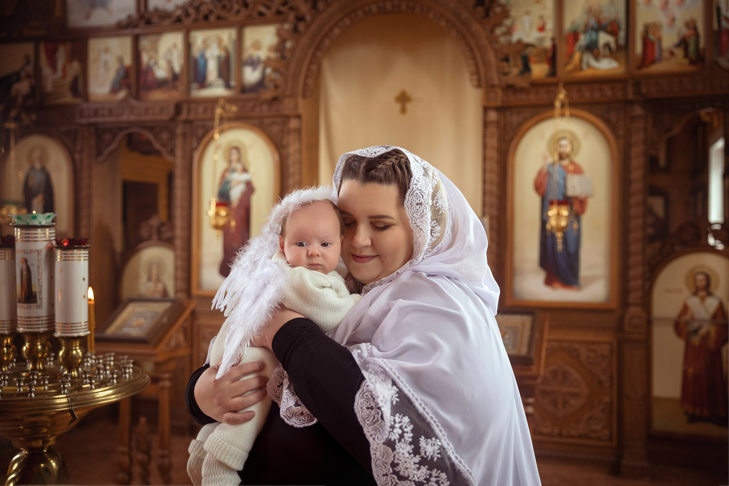 Крещение Евы храм Серафима Саровского. Фотограф на крещение и венчание