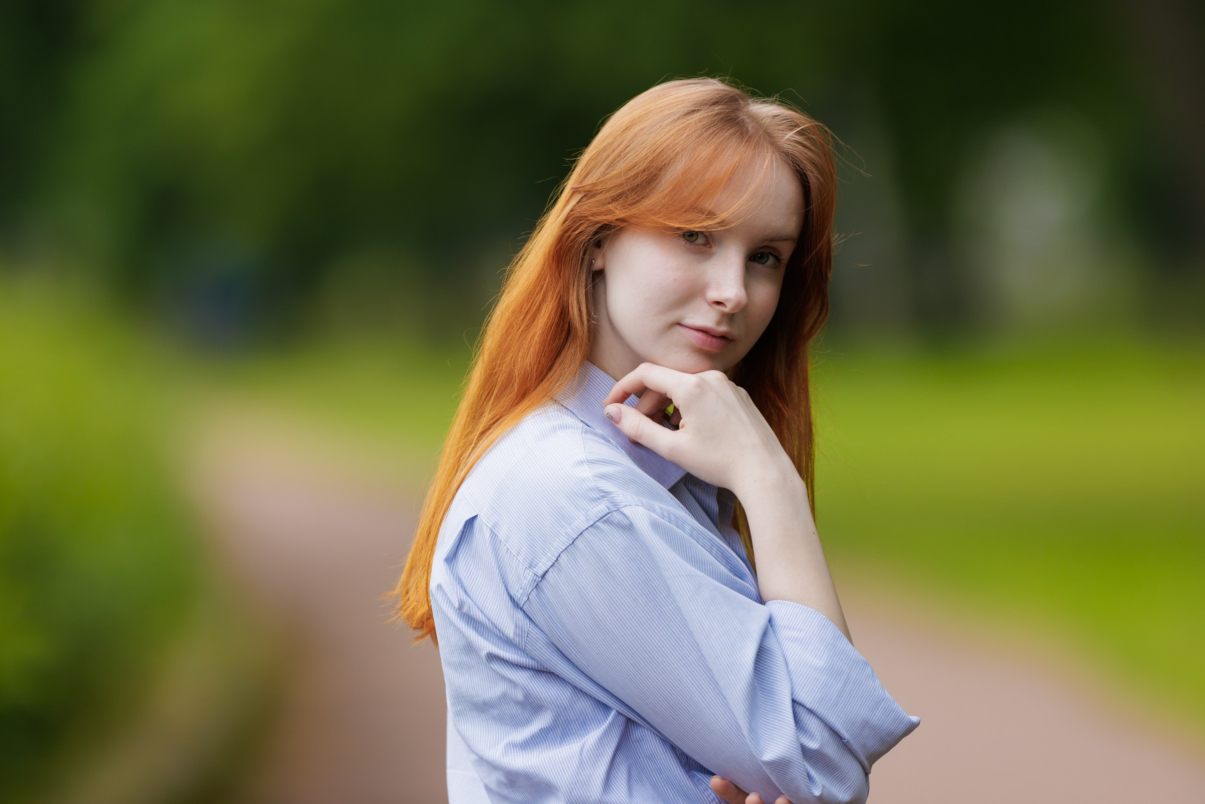 Маша Исаева. Петровский парк. Портретный фотограф в Санкт-Петербурге Александр Быстрицкий