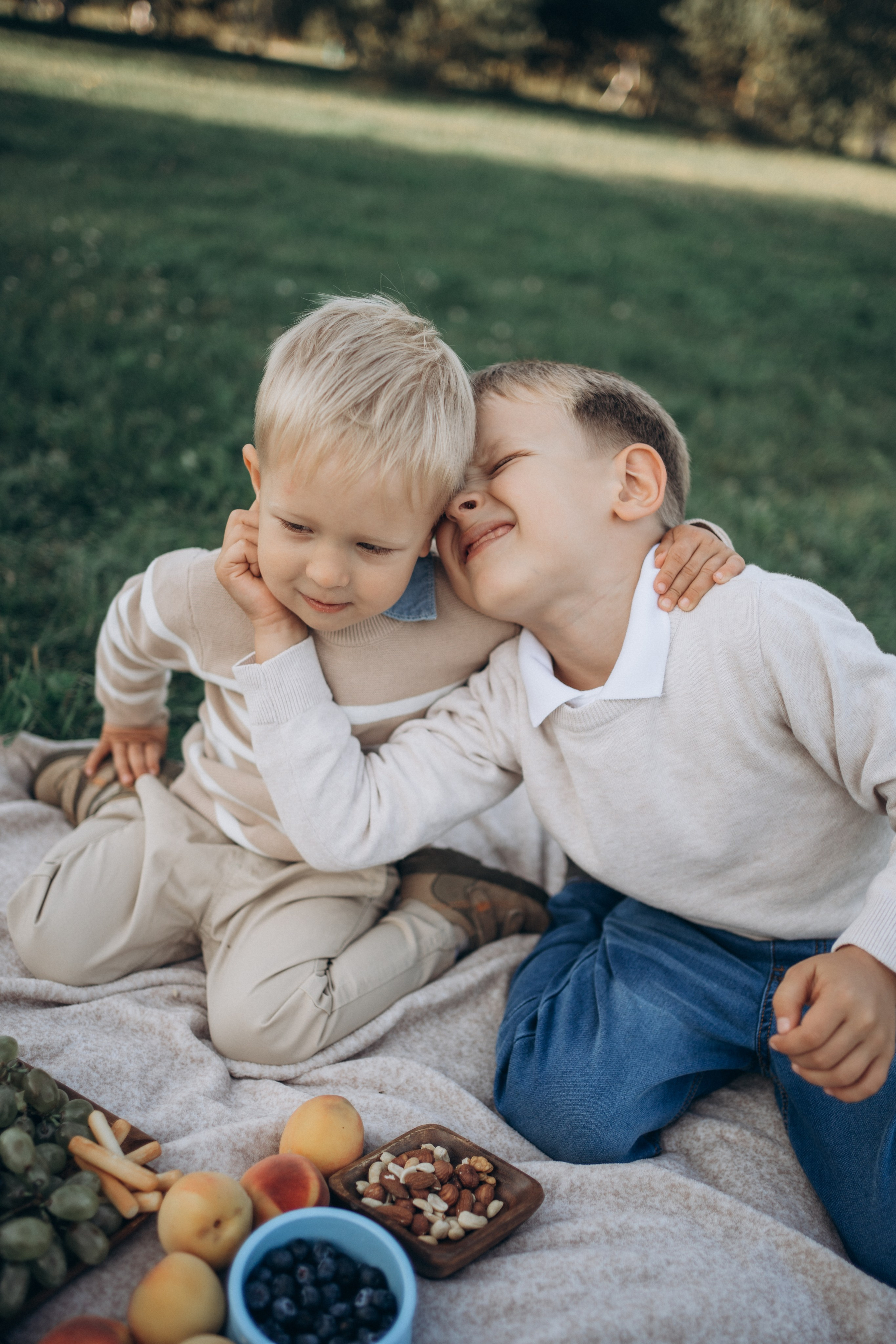 Прогулка в парке. Фотограф новорожденных и малышей до года в Москве Анастасия Соколова