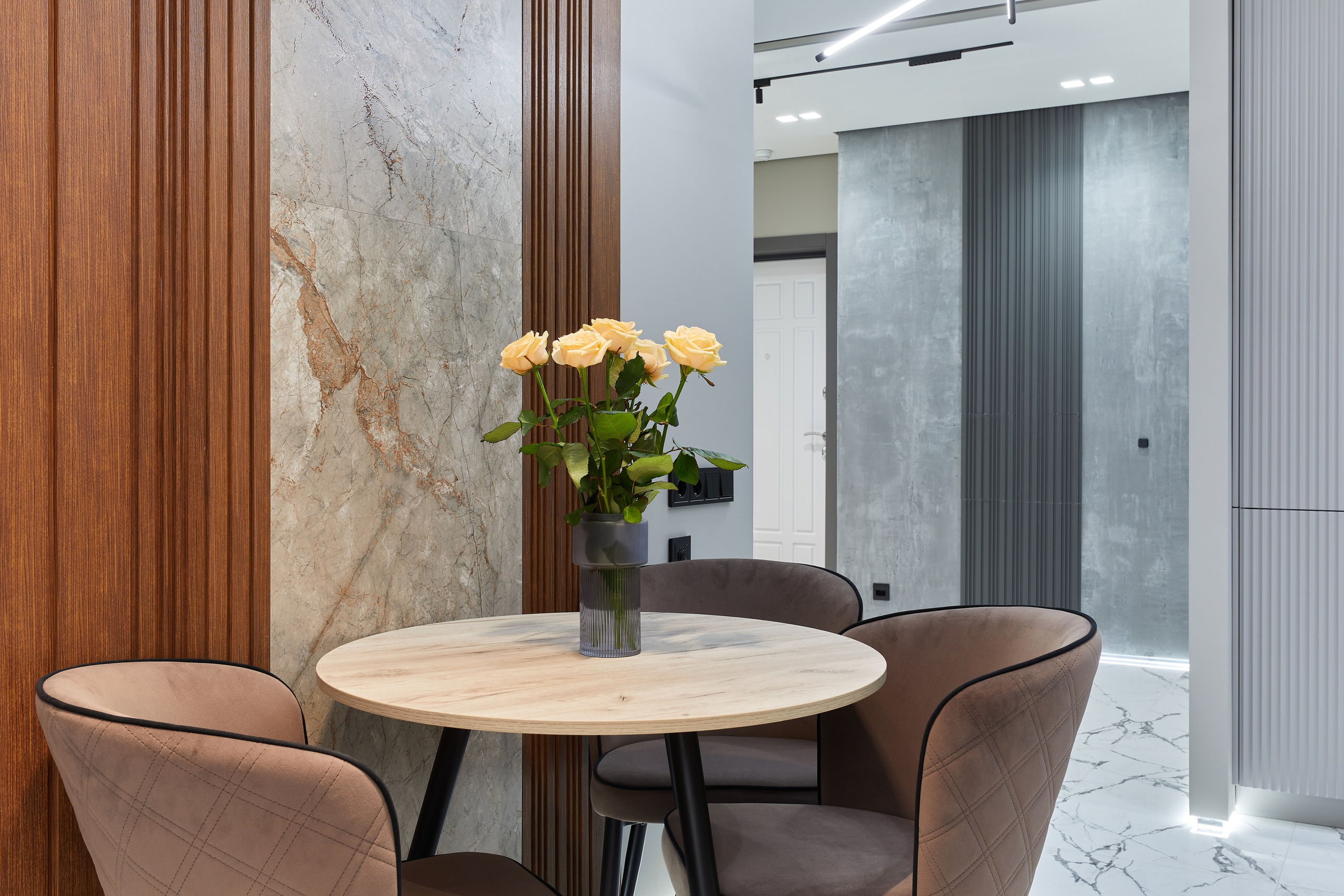 1-КОМНАТНАЯ С ДИЗАЙНЕРСКИМ РЕМОНТОМ В ЖК АЛЬПИЙСКИЙ КВАРТАЛ. Интерьерный фотограф в Сочи Анисимова Ольга