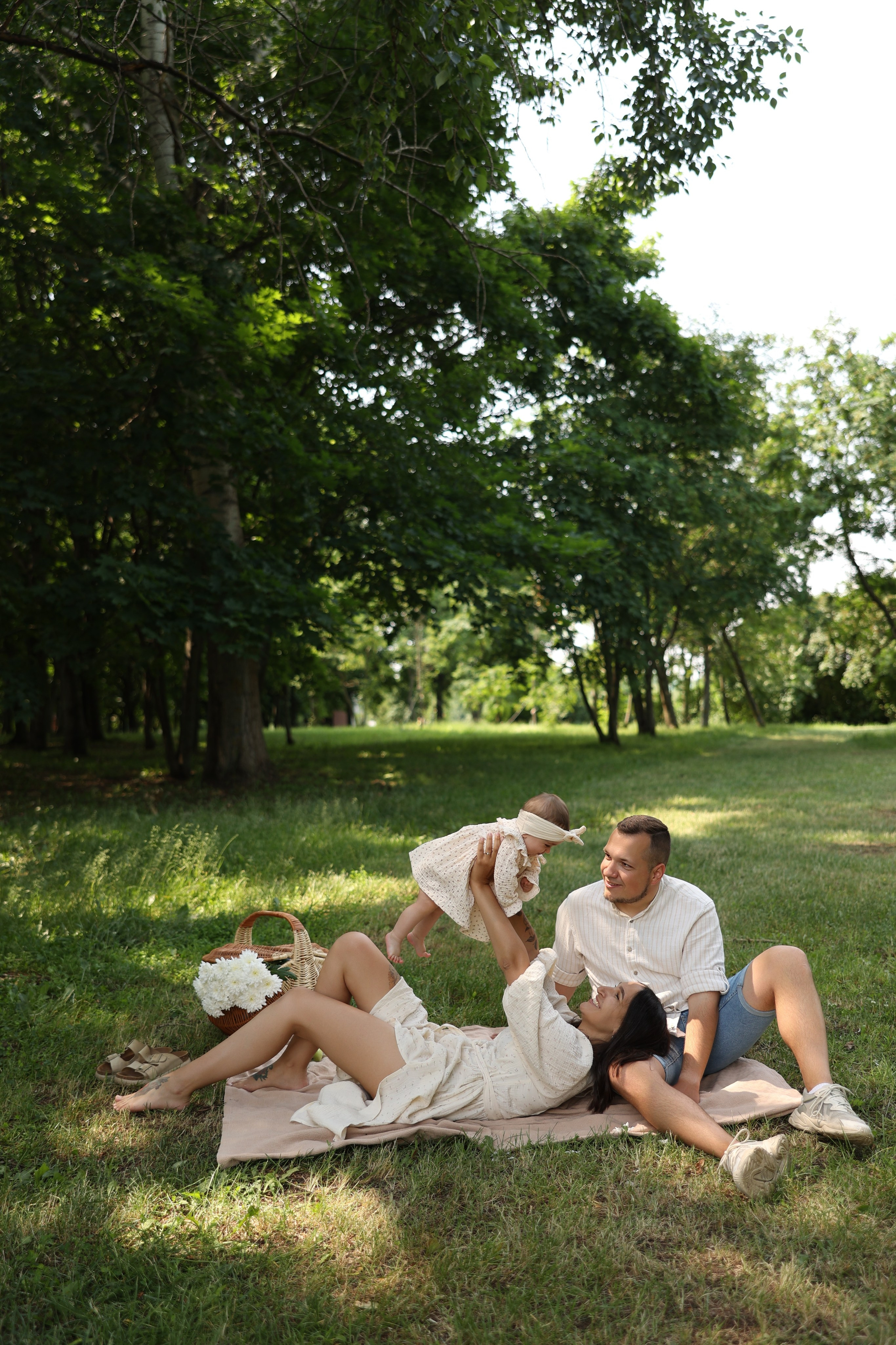 Мила, Валера и Оливия. Свадебный и семейный фотограф в Москве Ломова Ирина