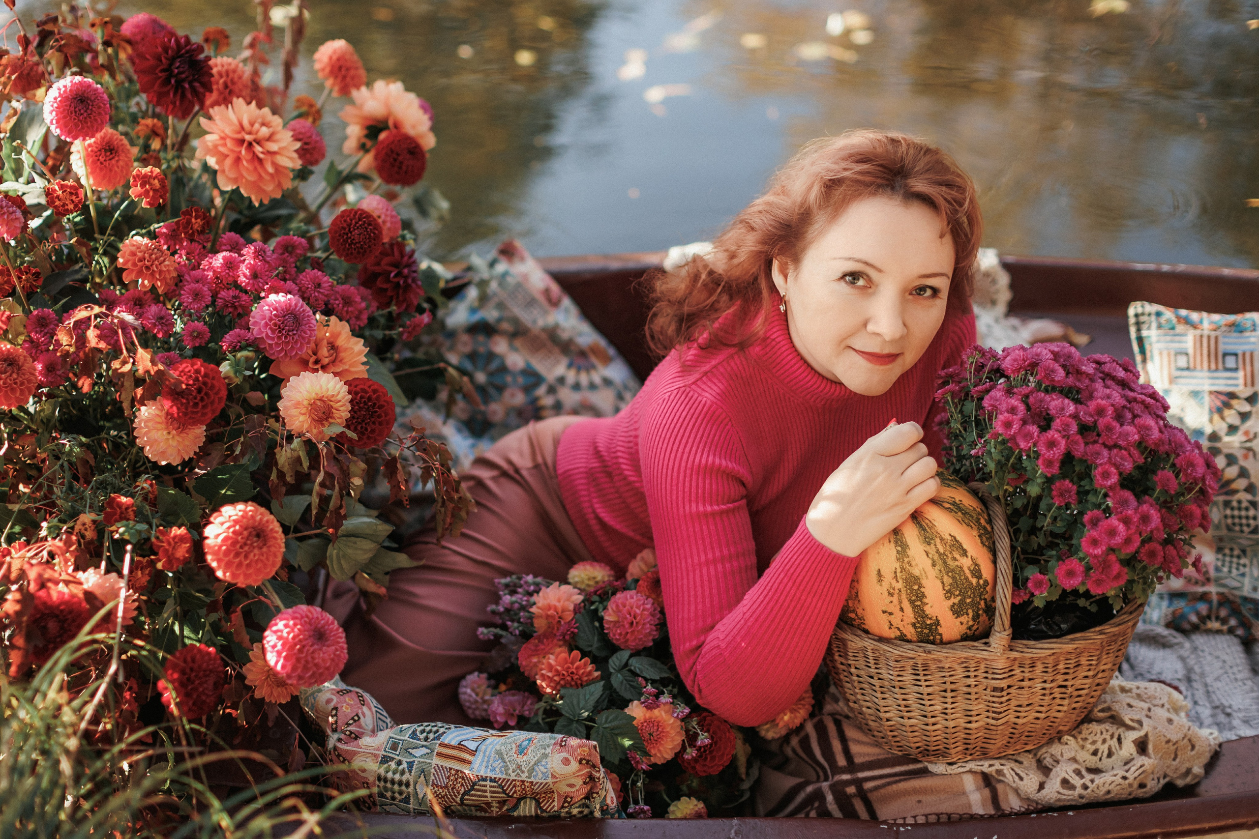 Фотопроект «Лодка в цветах». Свадебный, семейный и детский фотограф в городе Партизанск, Находка