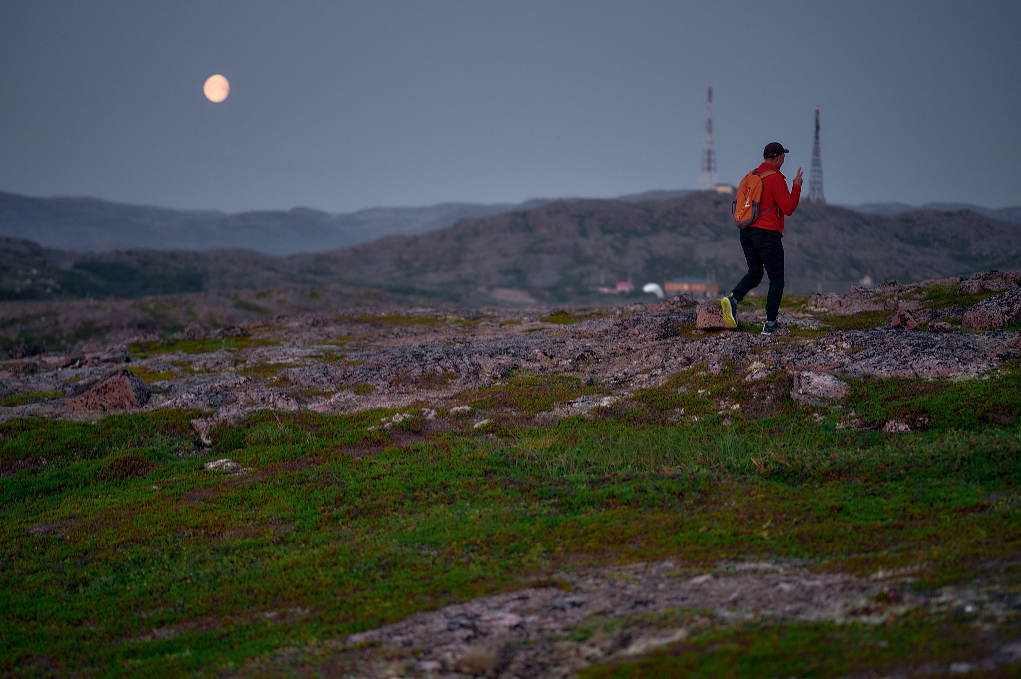 Луна. Териберка. Август 2023.