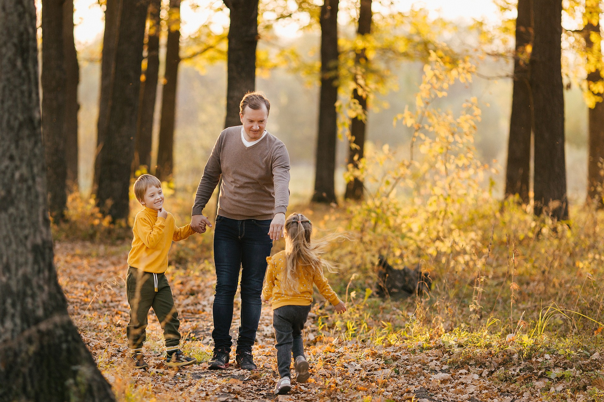 Осень в лесу. Семейный фотограф в Пензе Мария Левина