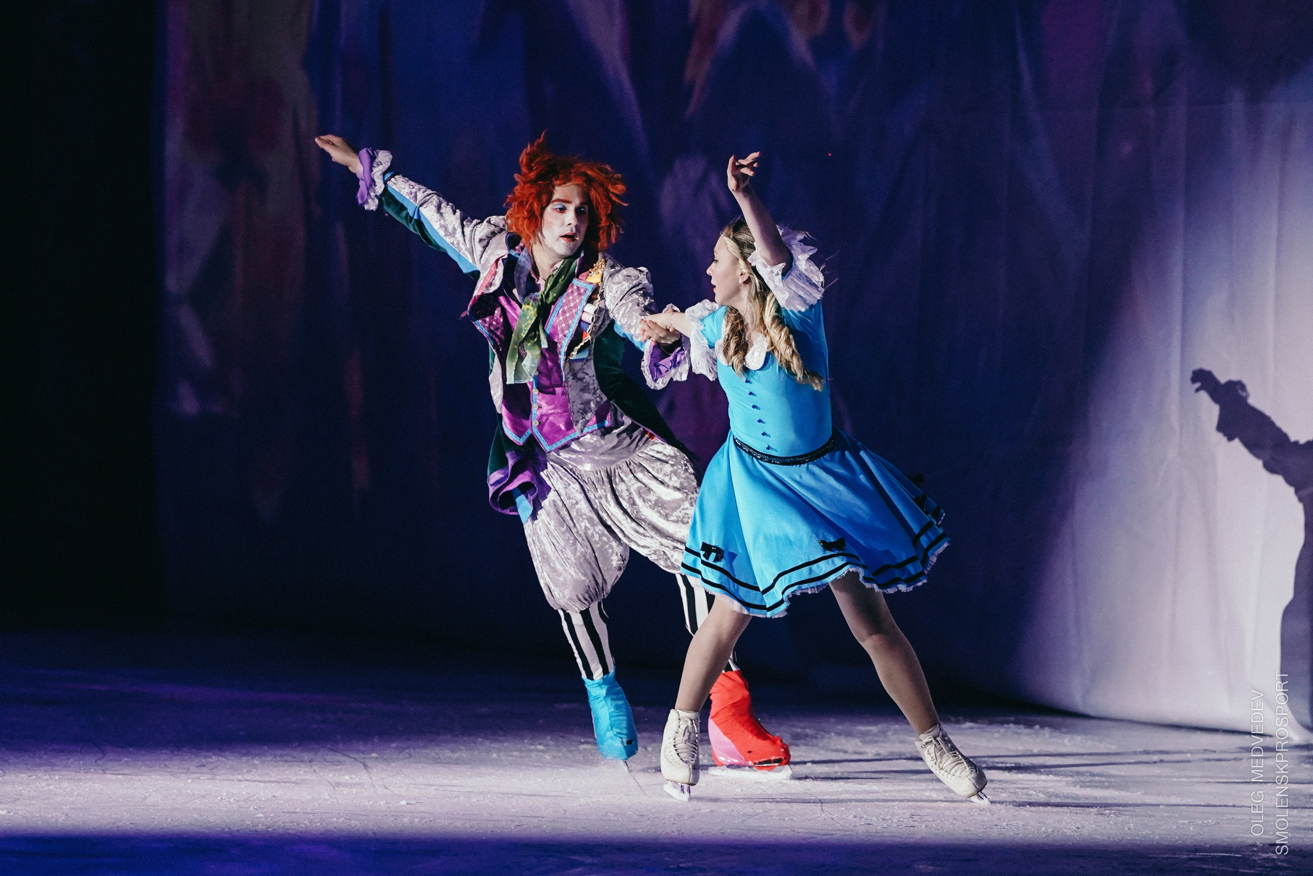 Алиса в стране чудес шоу на льду. Спортивный фотограф Олег Медведев | prosport67 | Смоленск
