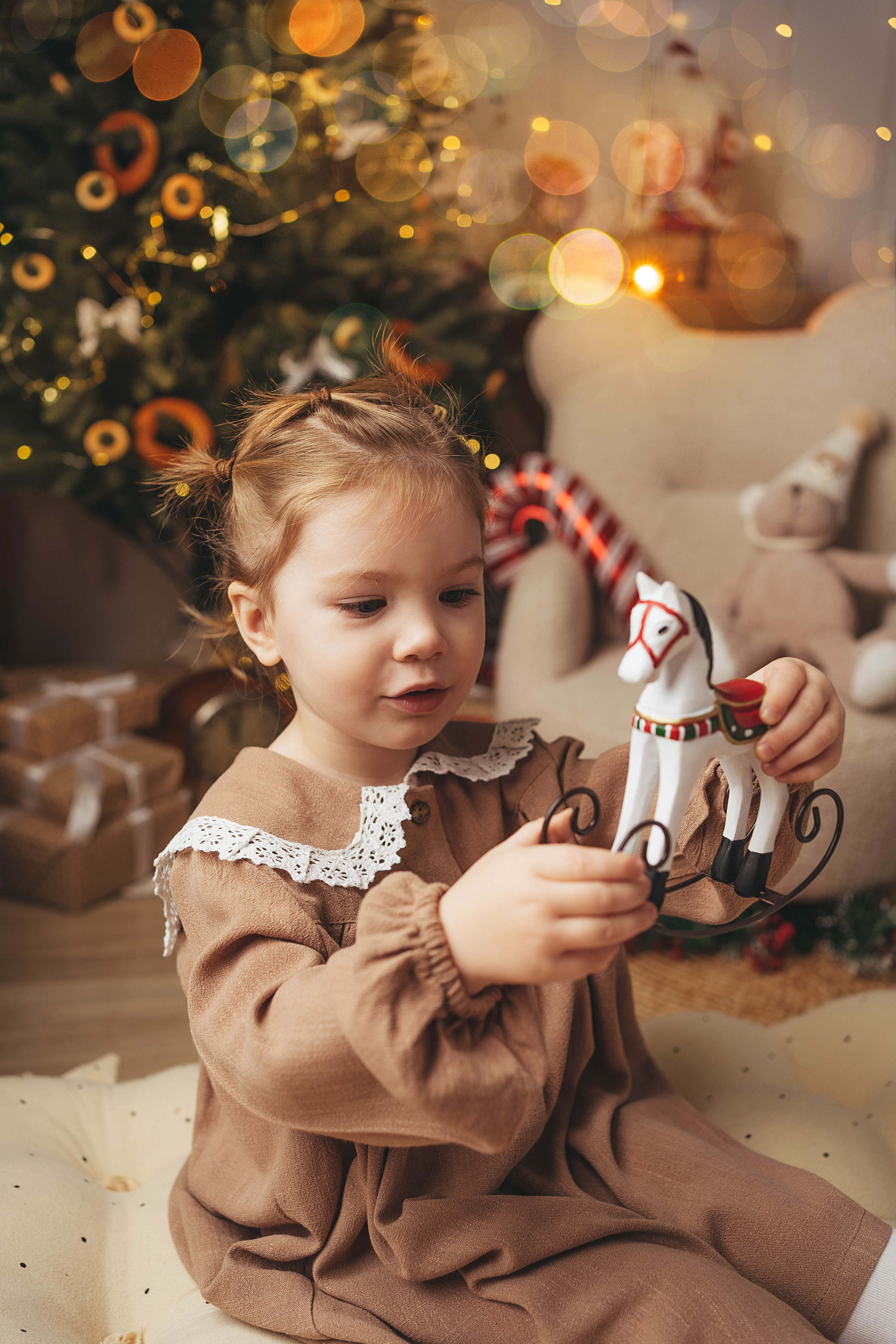 Новогодний фотопроект для малышей 2026. Семейный и детский фотограф новорожденных Ульяновск