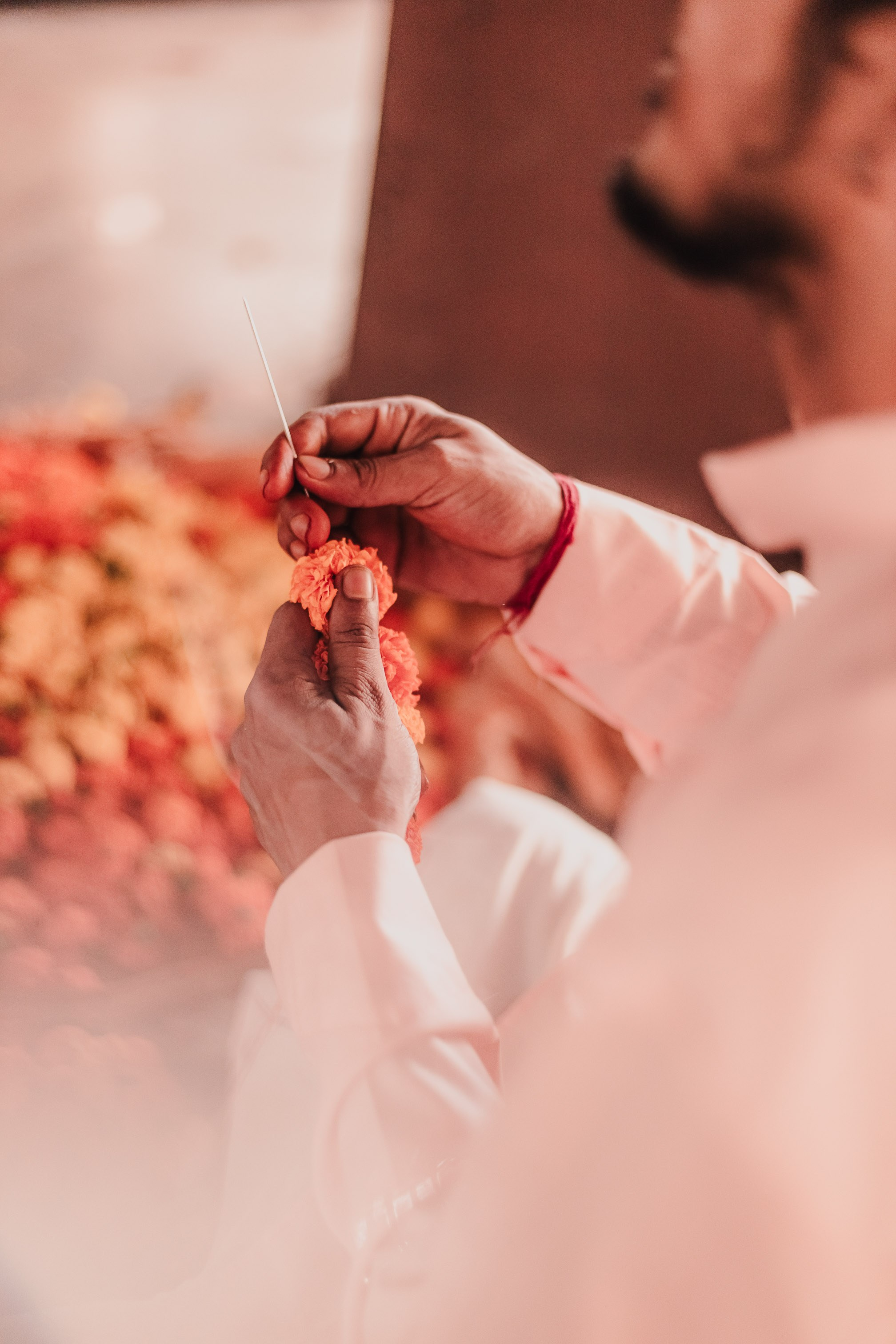 Lakshmi pooja in India. Mariam Bagdasaryan