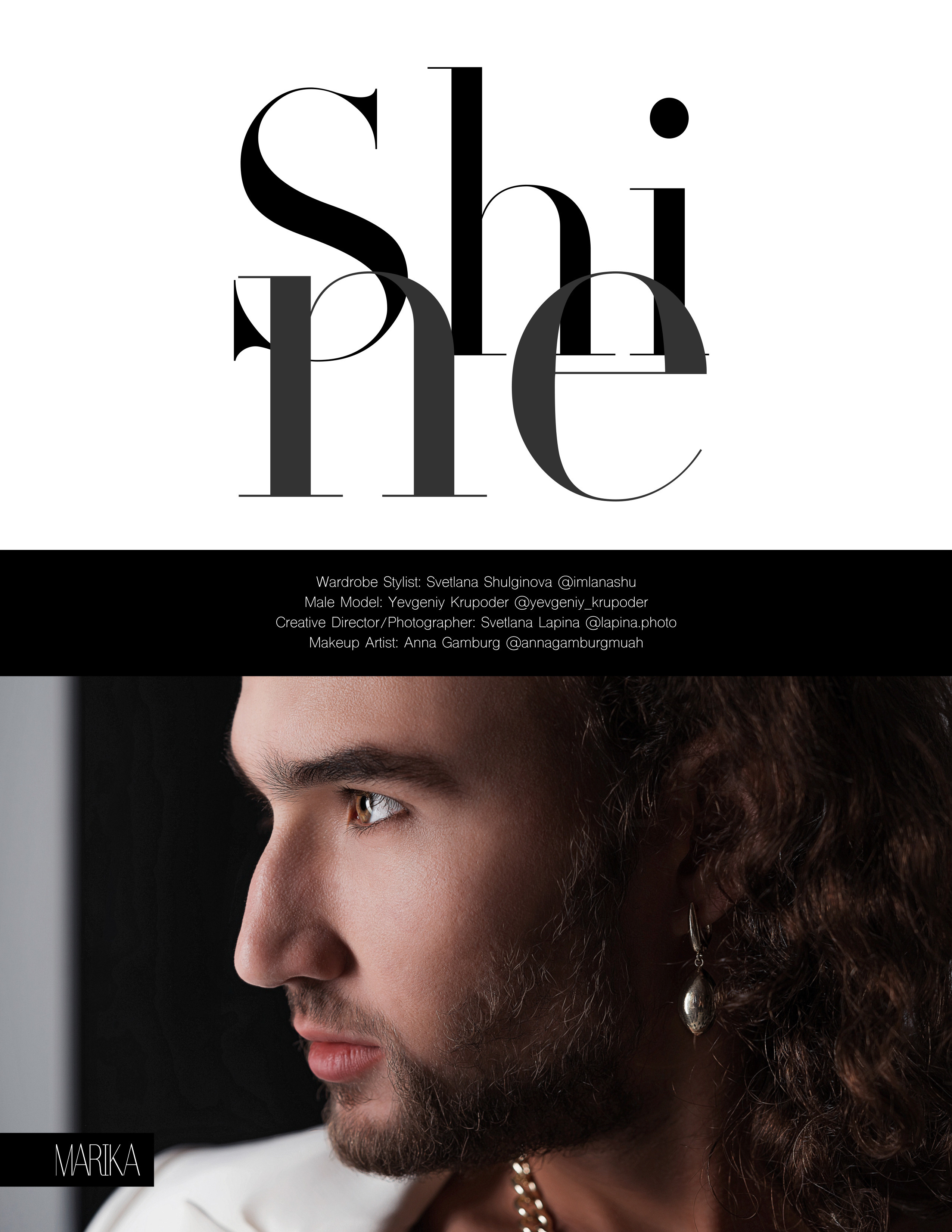 Shine for Marika magazine. Svetlana Lapina, portrait photographer, San Francisco