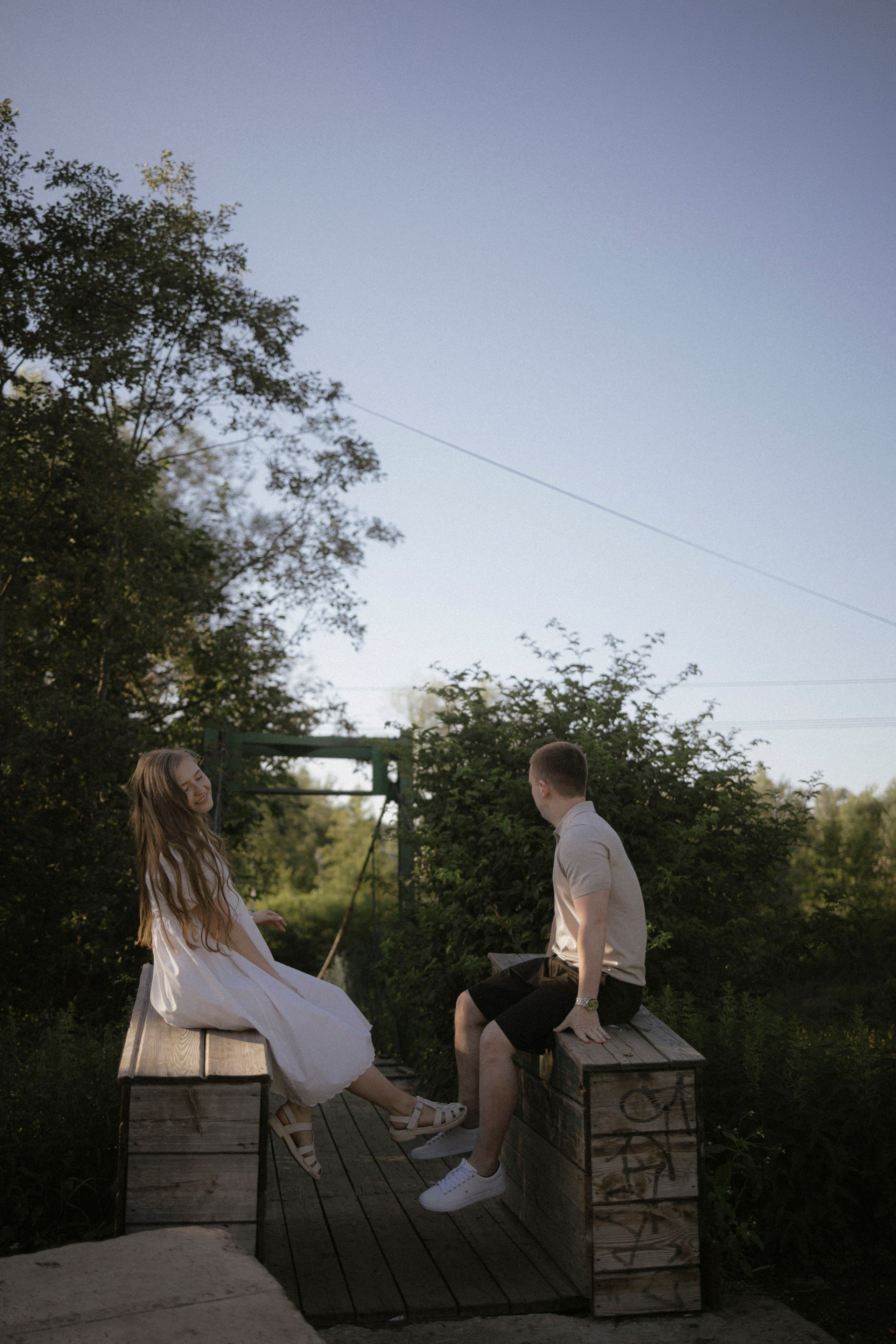 Love story на природе. Свадебный фотограф в Москве