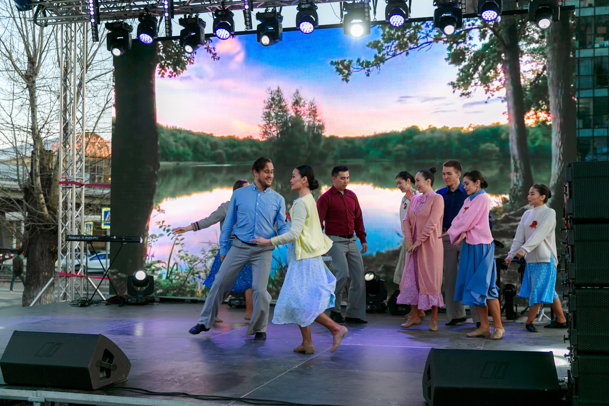 Концерт приуроченный к празднованию 80 лет победл. Свадебный и семейный фотограф в Улан-Удэ