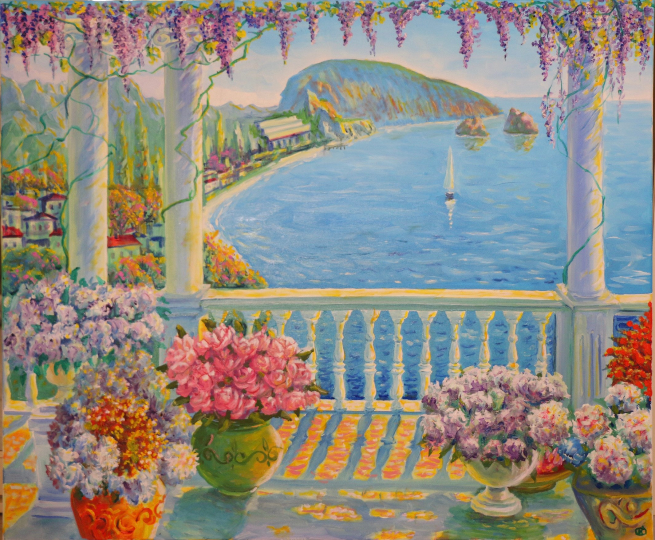 Цветы. Продажа картин маслом на холсте в г. Ялта