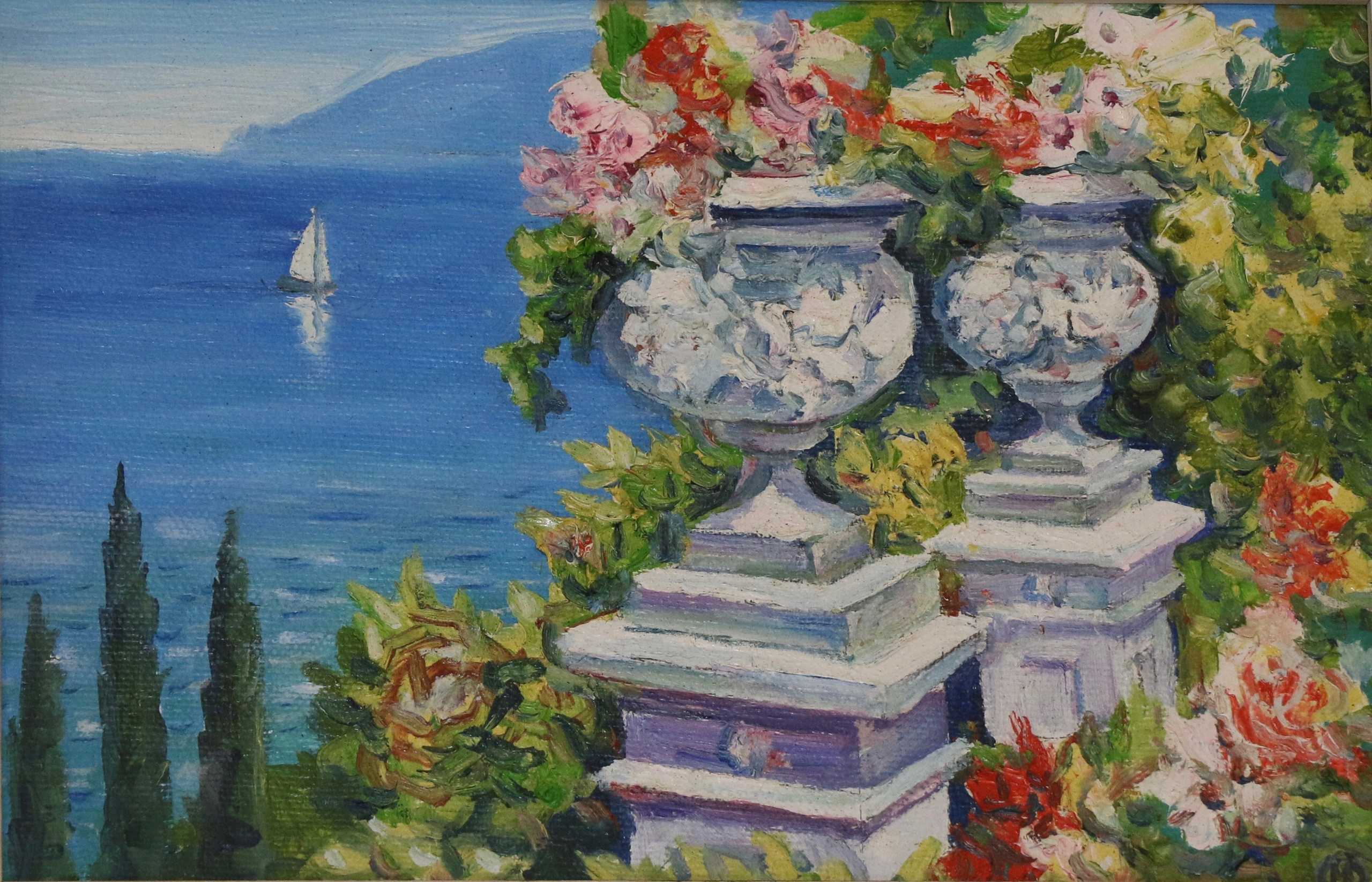 Крымский пейзаж. Продажа картин маслом на холсте в г. Ялта