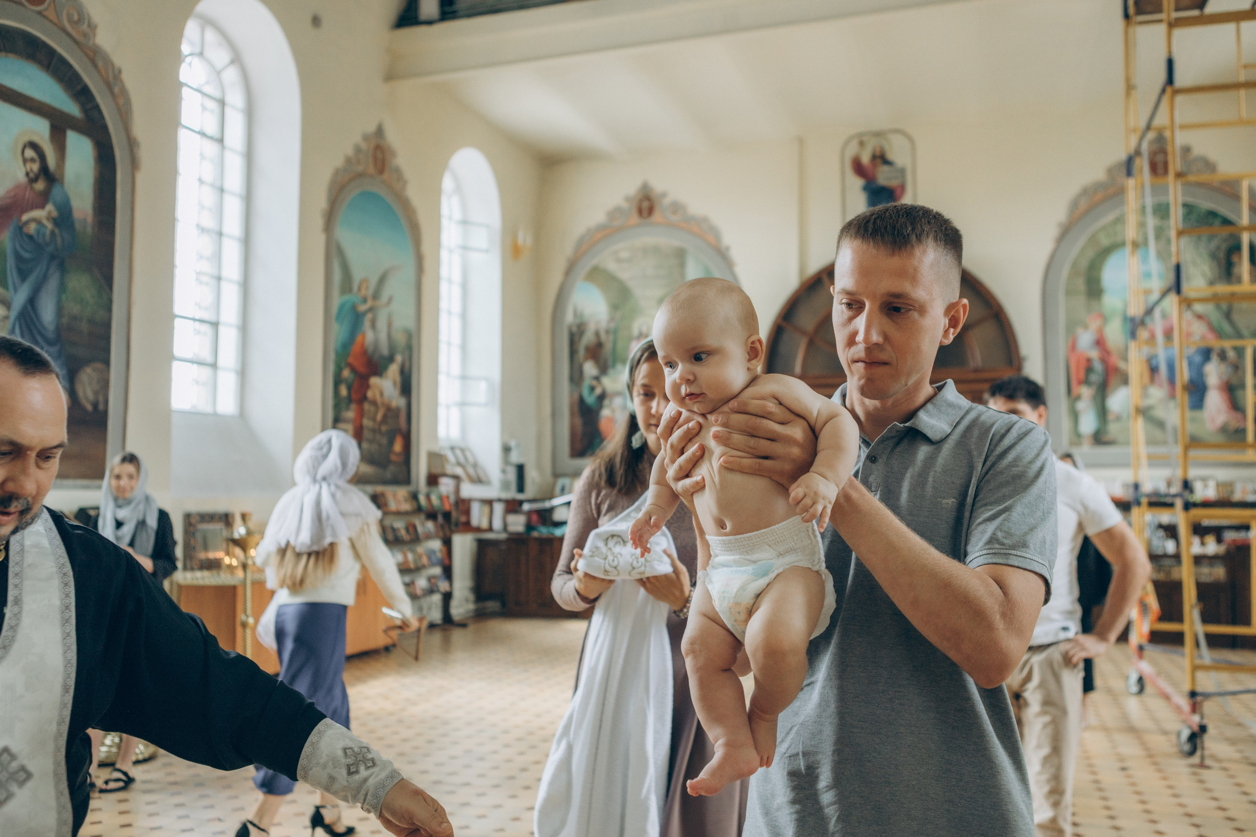Крещение Тимофея. Семейный фотограф и фотограф на роды в Ростове-на-Дону Мухина Виктория