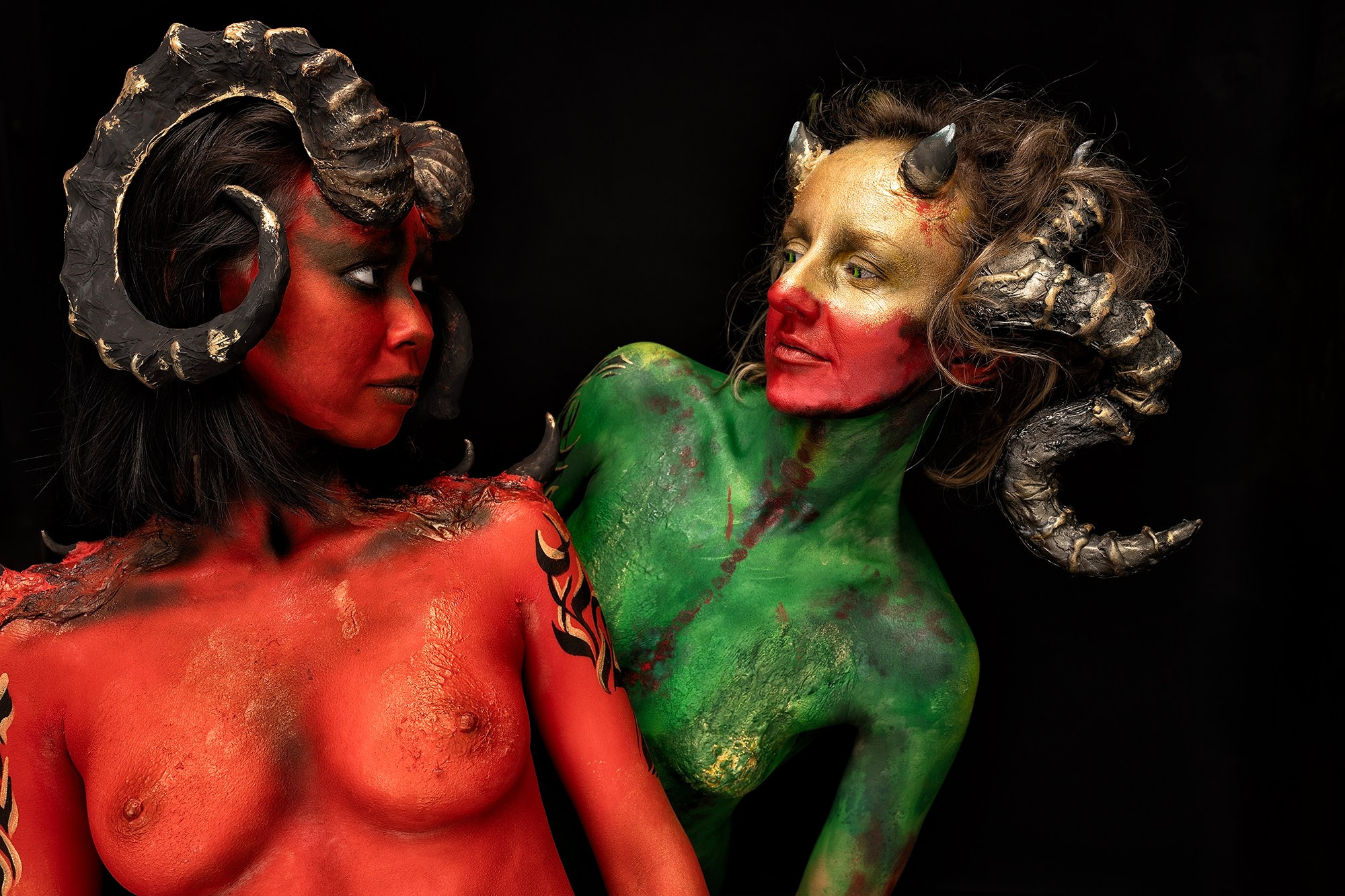 Демоны. Сайт Алматинского НЮ АРТ, будуар и фэшн фотографа Дениса Карпенко