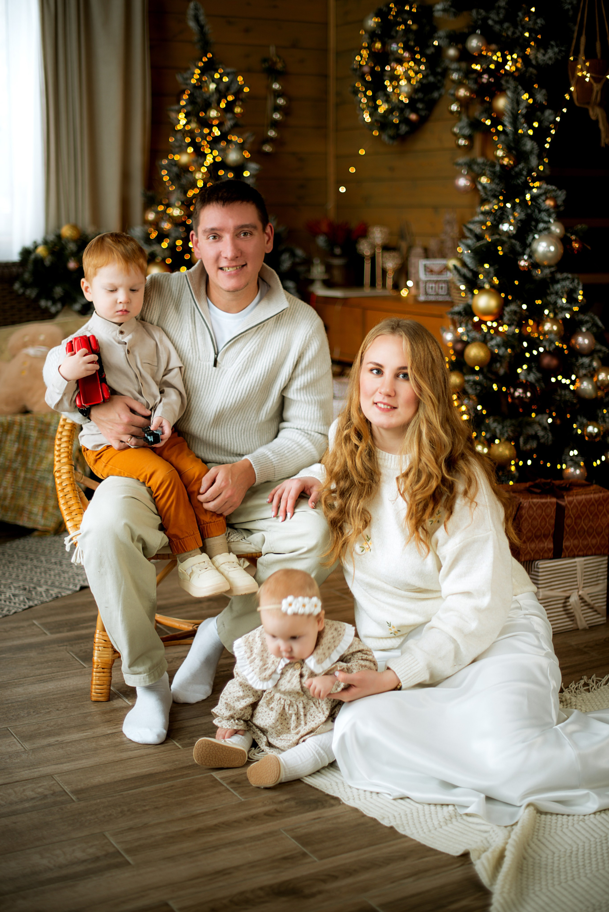 Новогодние съёмки. Семейный и портретный фотограф Надежда Вылку