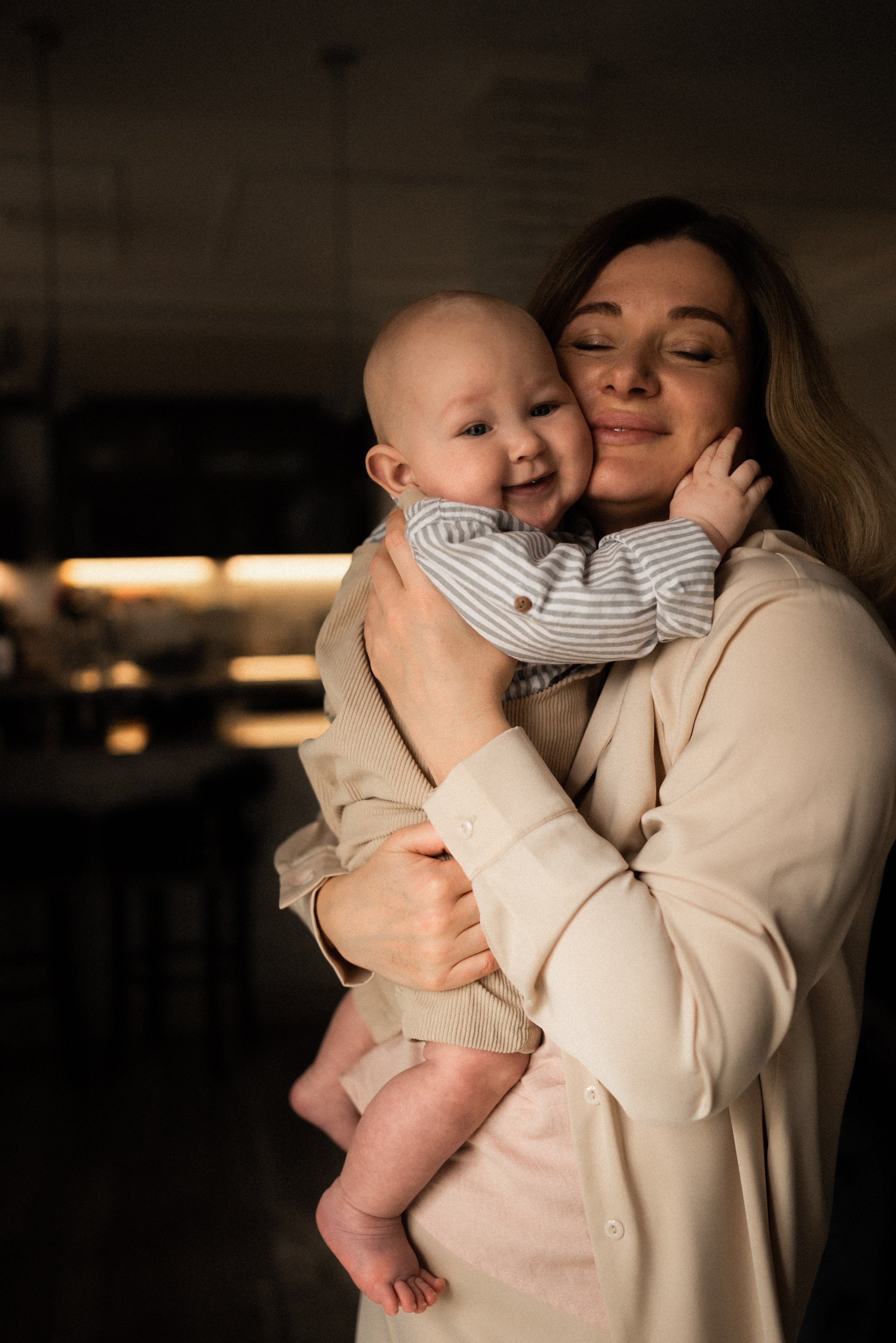 Загородная фотосессия 6 месяцев малышу. Фотограф Ксения Огородова портфолио