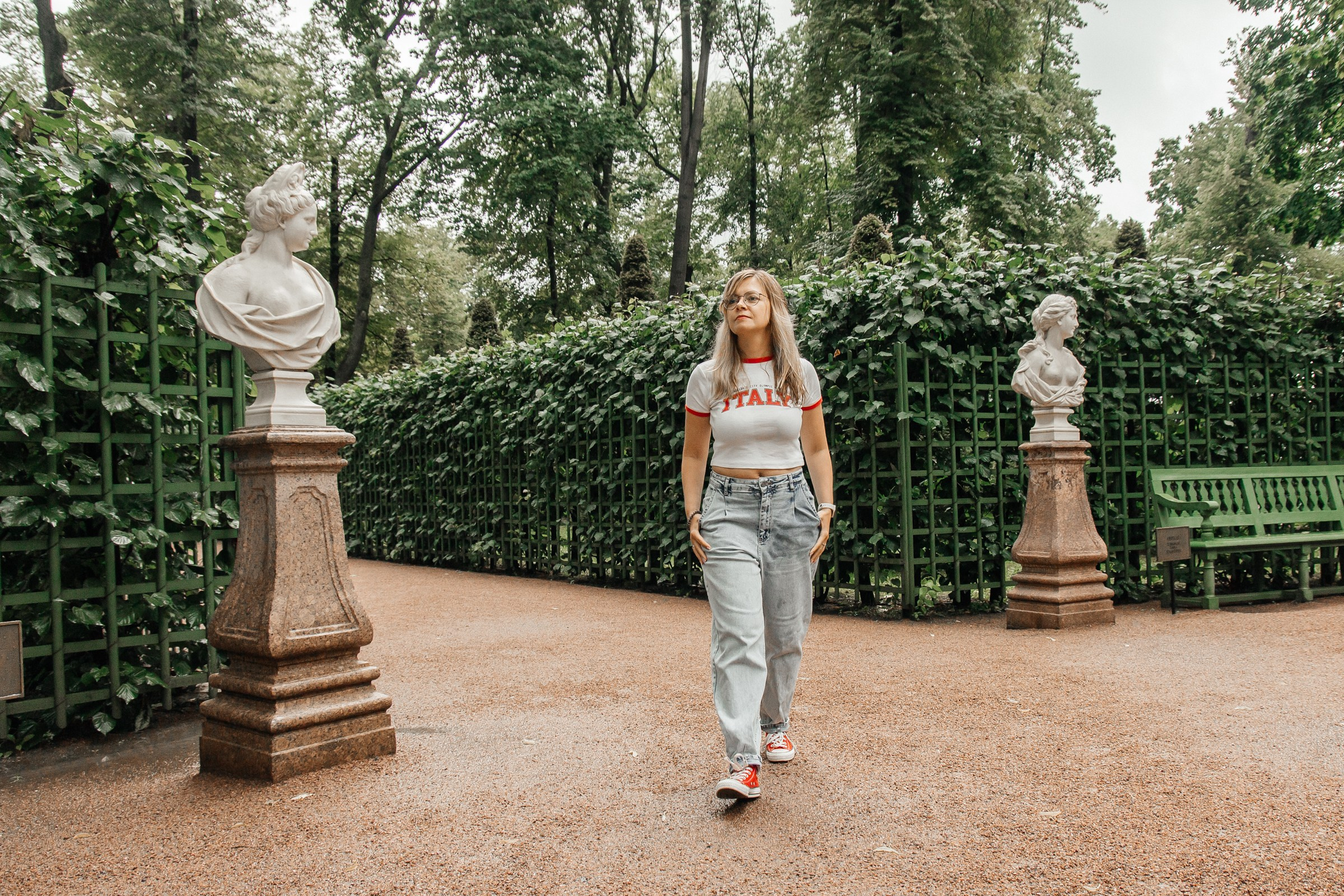 Прогулка в Летнем саду 💚. Фотограф в Санкт-Петербурге Аня Григорьева ♡