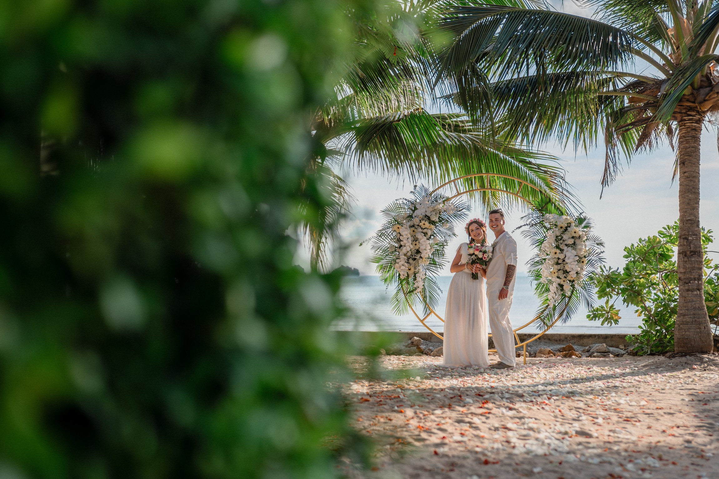 Wedding on the Beach in Koh Samui, Thailand | Tropical Destination Wedding