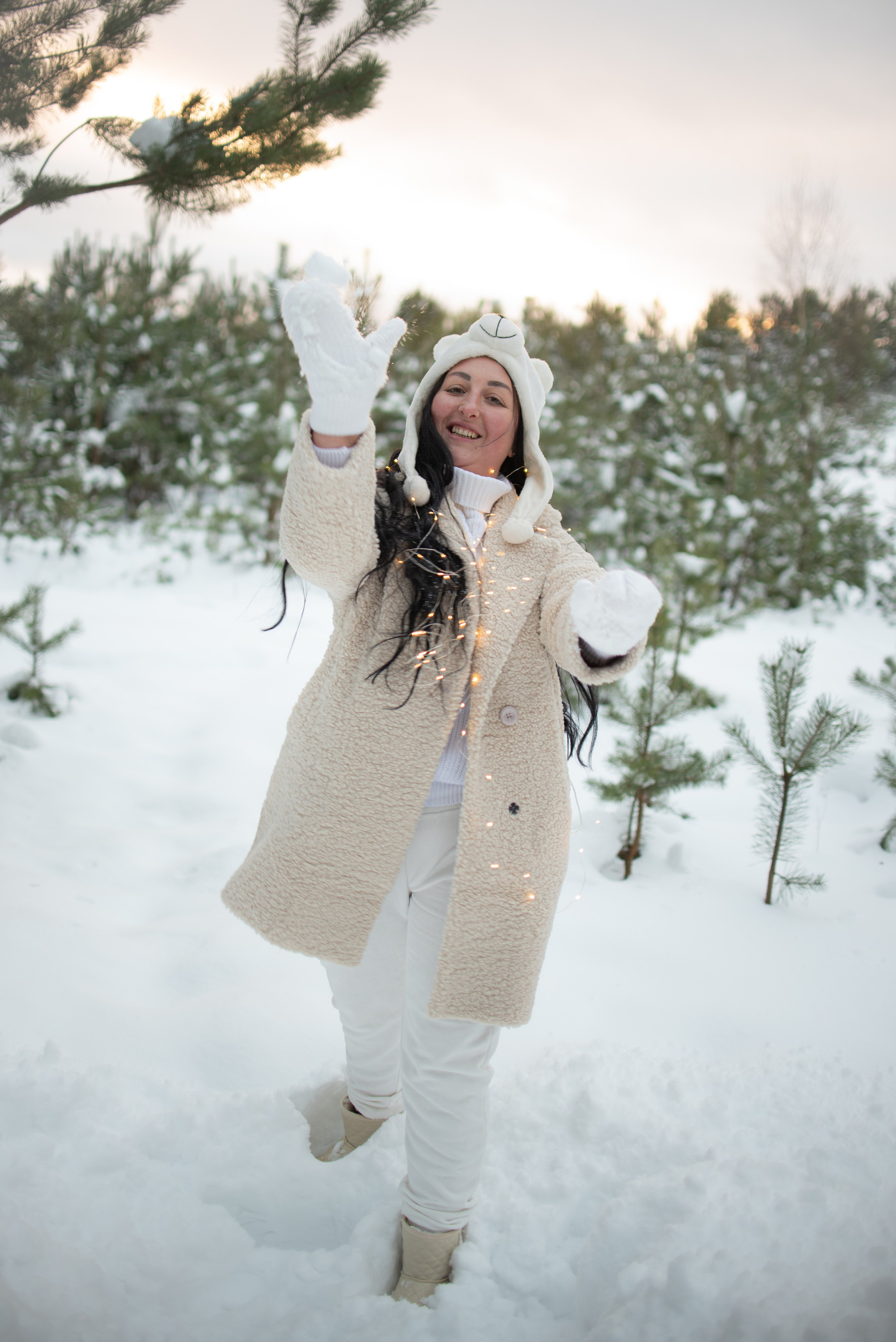 Зимняя фотосессия в лесу. Фотограф Макс Огурцов в Нижнем Новгороде