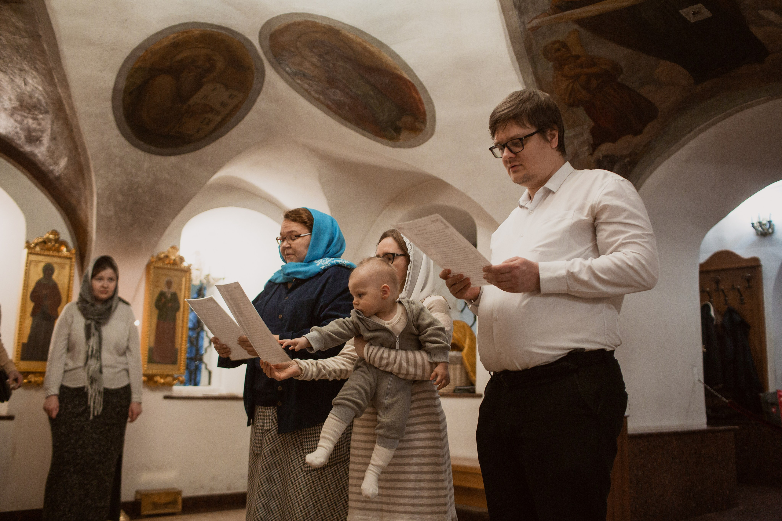 Крещение Андрея. Свадебный и Семейный фотограф в Москве Александра Вайпер