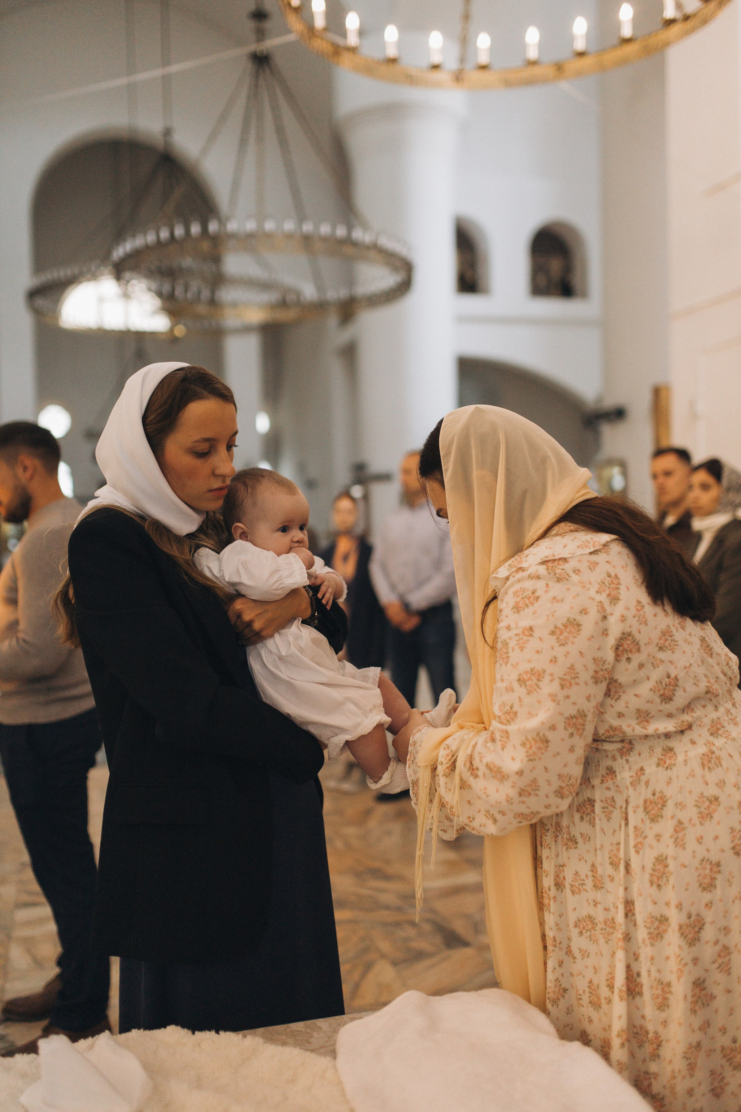 Крещение Настеньки. Семейный и свадебный фотограф в Москве и Зеленограде Марина Малярова