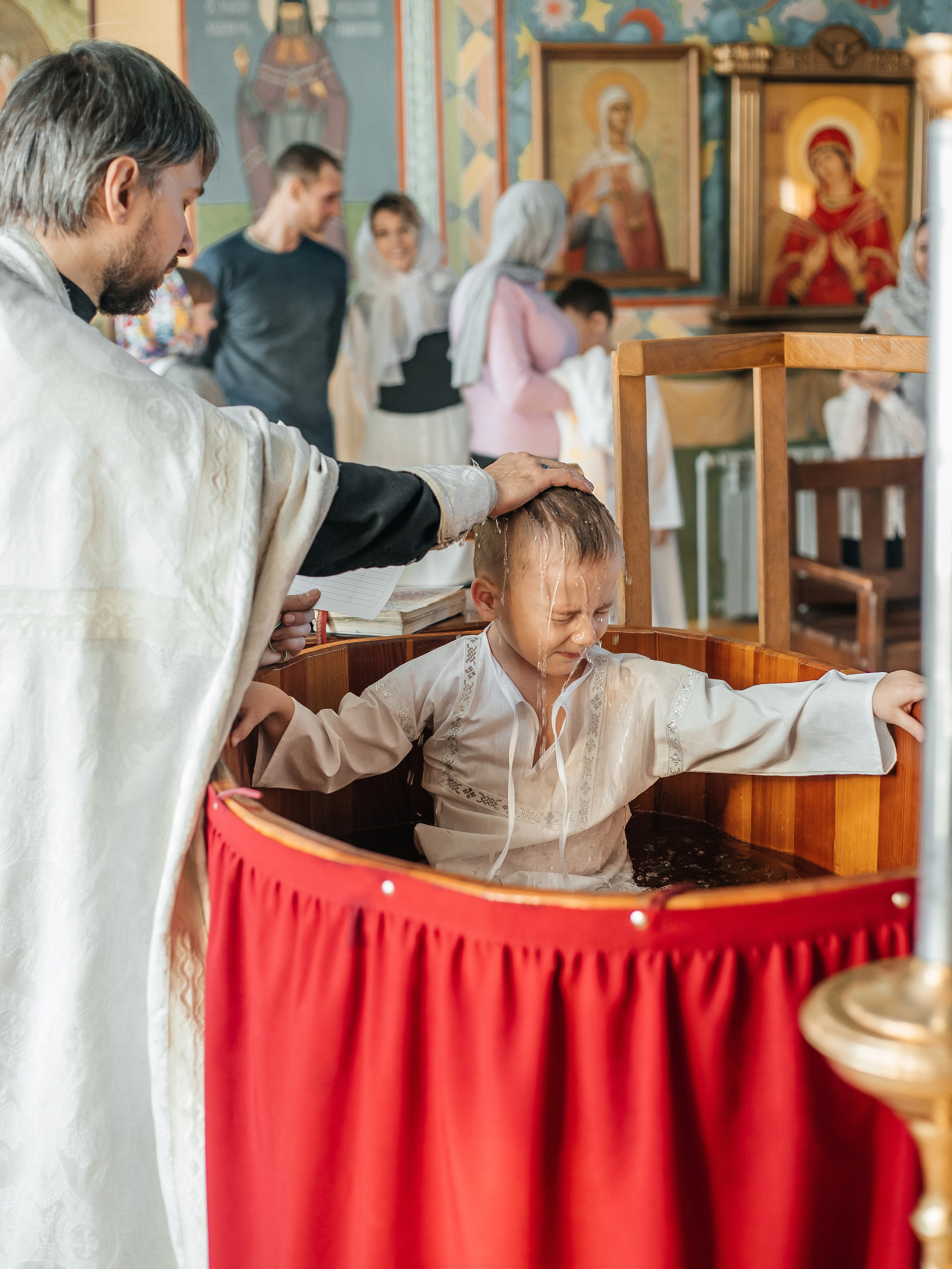 Крещение Евгения и Артема. Семейный и детский фотограф в  г. Екатеринбурге Холодова Юлия