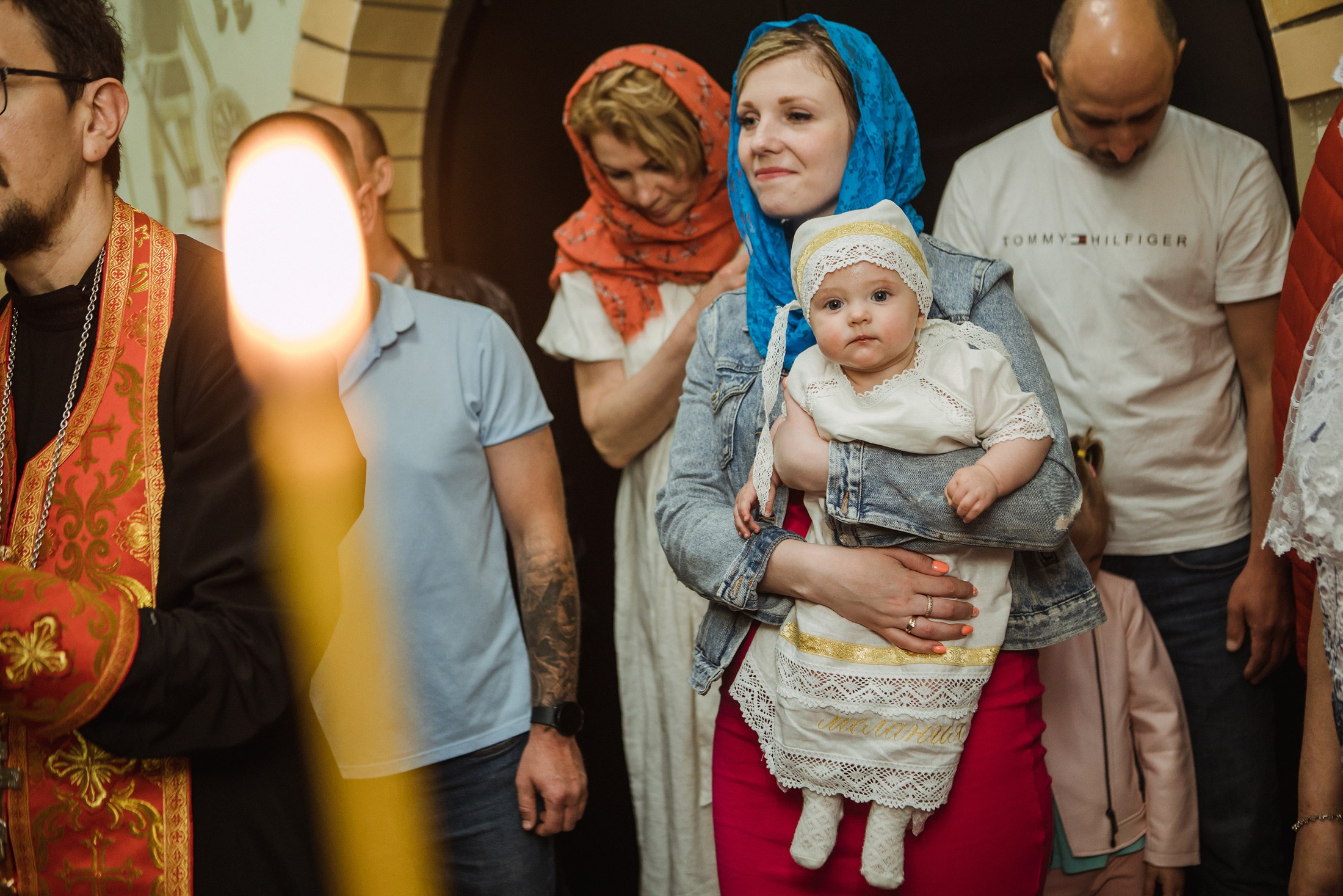 Храм Преподобного-Сергия-Радонежского. Крещение Мелании. Фотографы в городе Волгограде — Людмила Агеева и Алексей Околелов