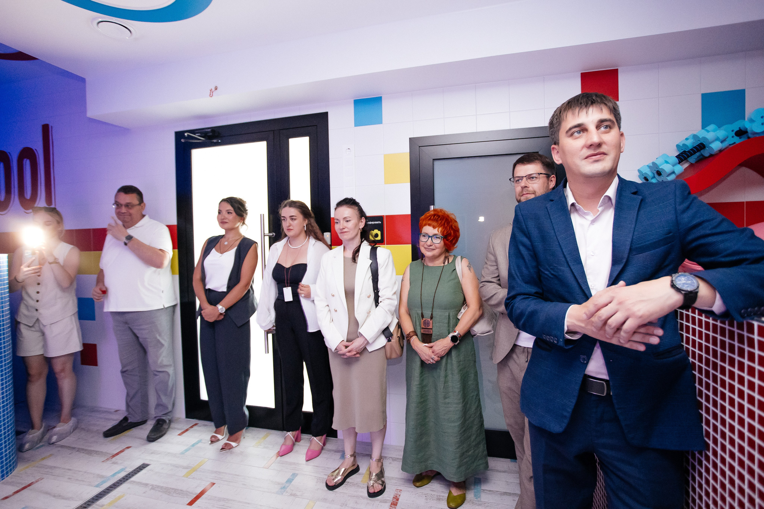 Открытие бассейна. Фотограф в Иркутске