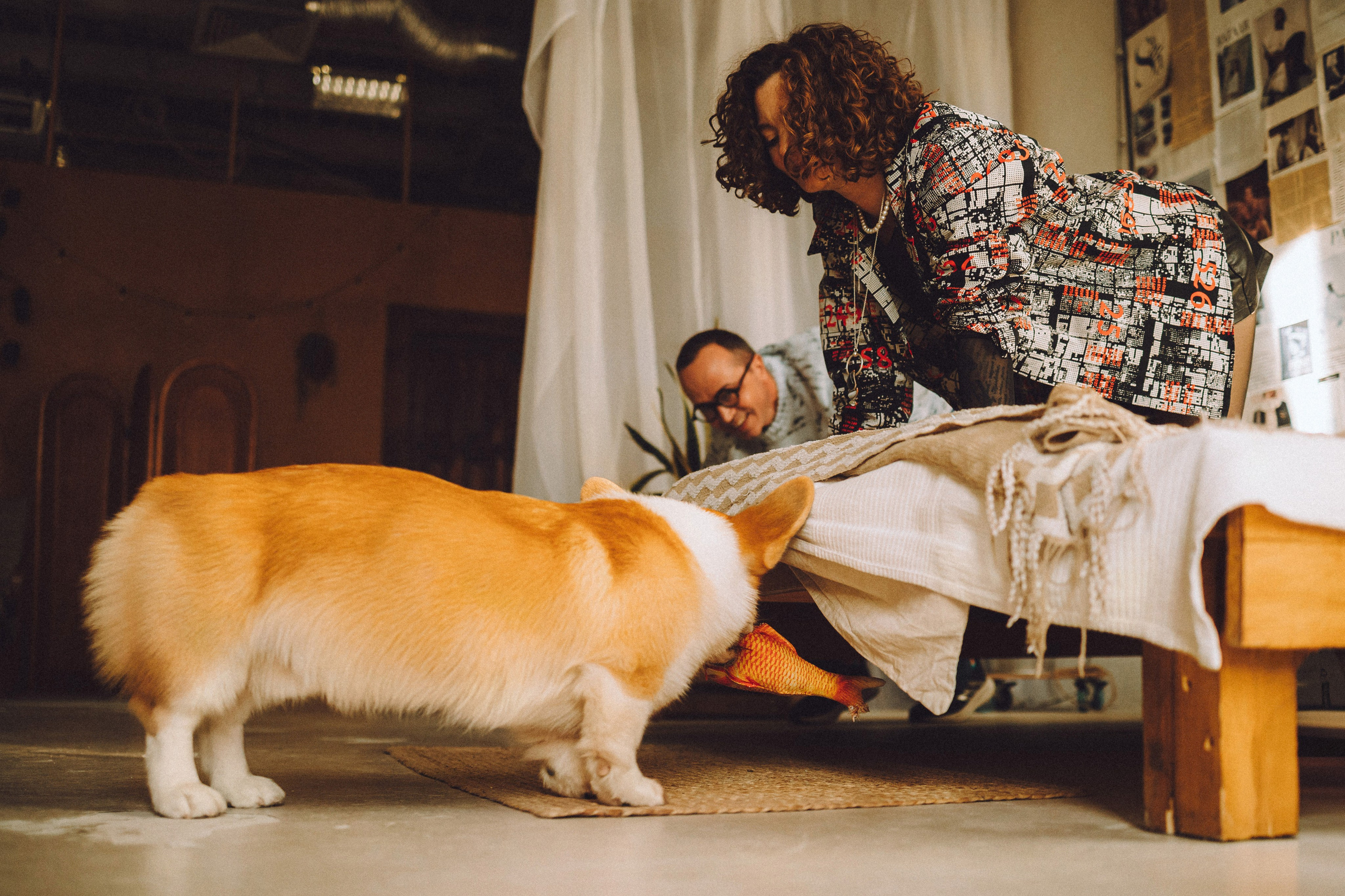 Наталья, Евгений и Мерлин